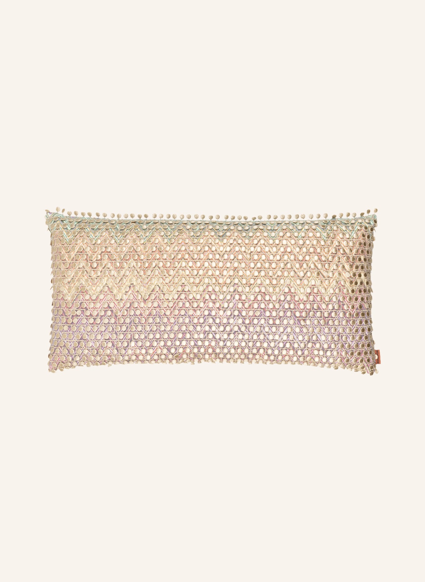 MISSONI Home Decorative cushion JARRIS-JAMELINA with feather filling, Color: PURPLE/ YELLOW/ GREEN (Image 2)