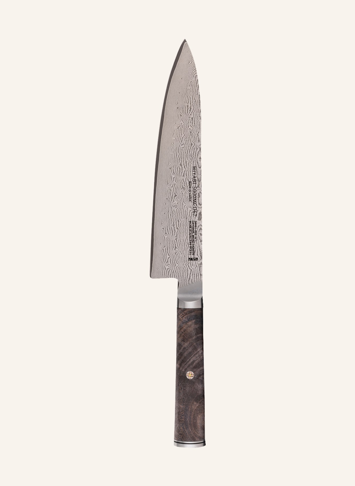 ZWILLING Kuchyňský nůž GYUTOH, Barva: HNĚDÁ/ TMAVĚ HNĚDÁ/ ŠEDÁ (Obrázek 1)