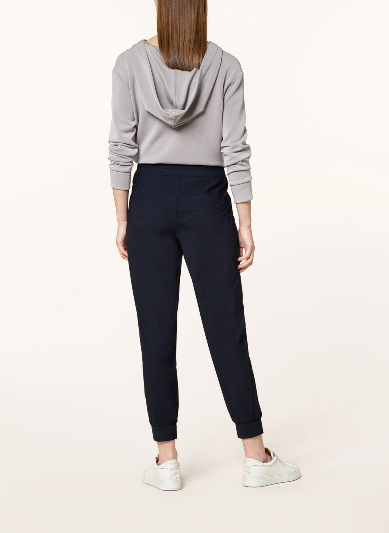 s.Oliver BLACK LABEL Trousers in jogger style, Color: DARK BLUE (Image 3)