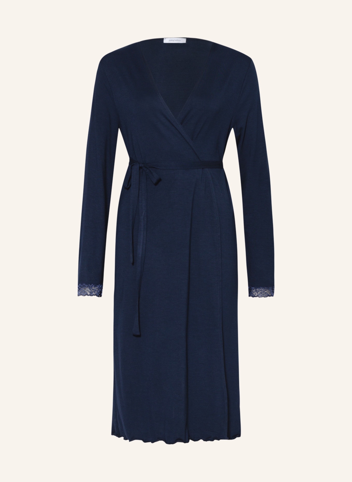Mens Navy Velvet Robe | Quilted Vintage Dressing Gown Warm