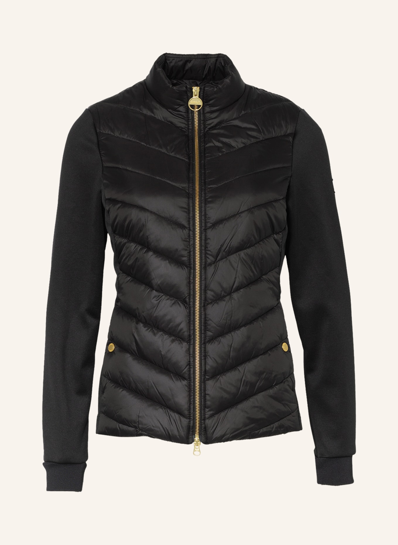 Barbour Belted Beadnell Wax Jacket in Black | Lyst