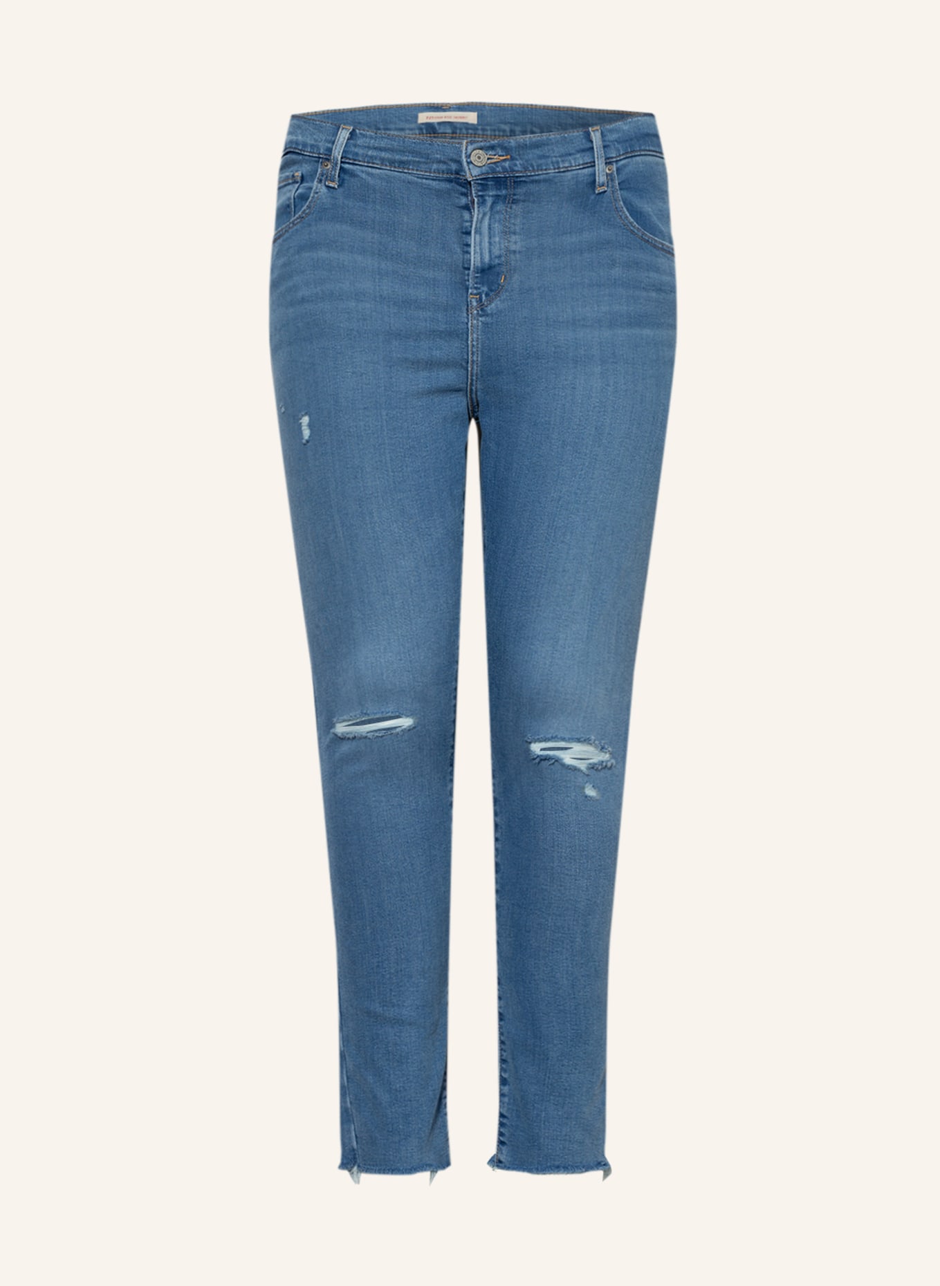 Levi's® 7/8 jeans 721, Color: 77 Light Indigo - Worn In (Image 1)