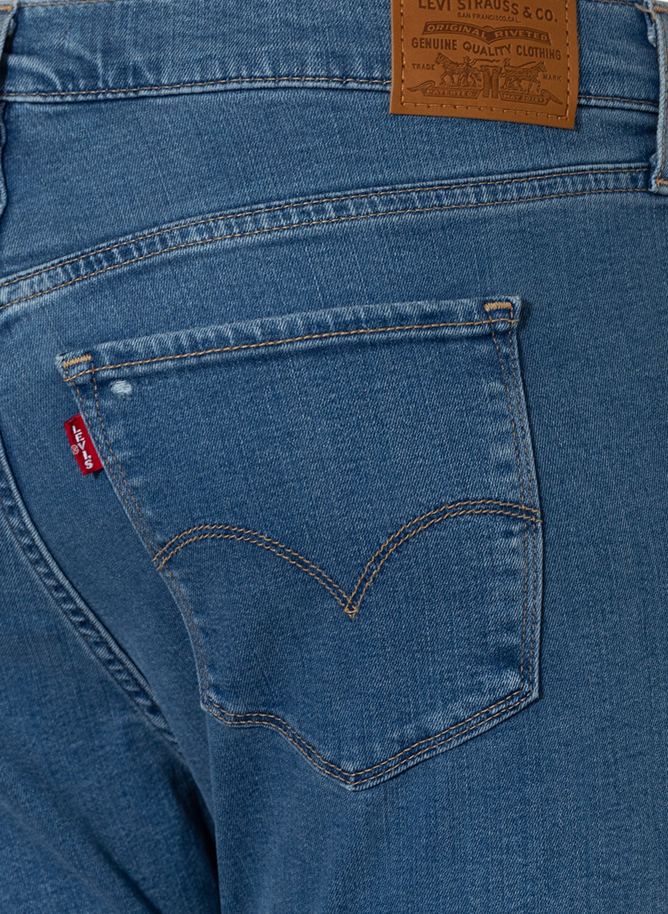 Levi's® 7/8 jeans 721, Color: 77 Light Indigo - Worn In (Image 3)