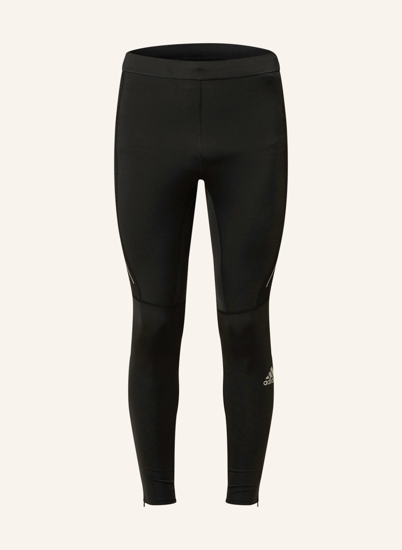 adidas Tights OWN THE RUN with mesh inserts in black