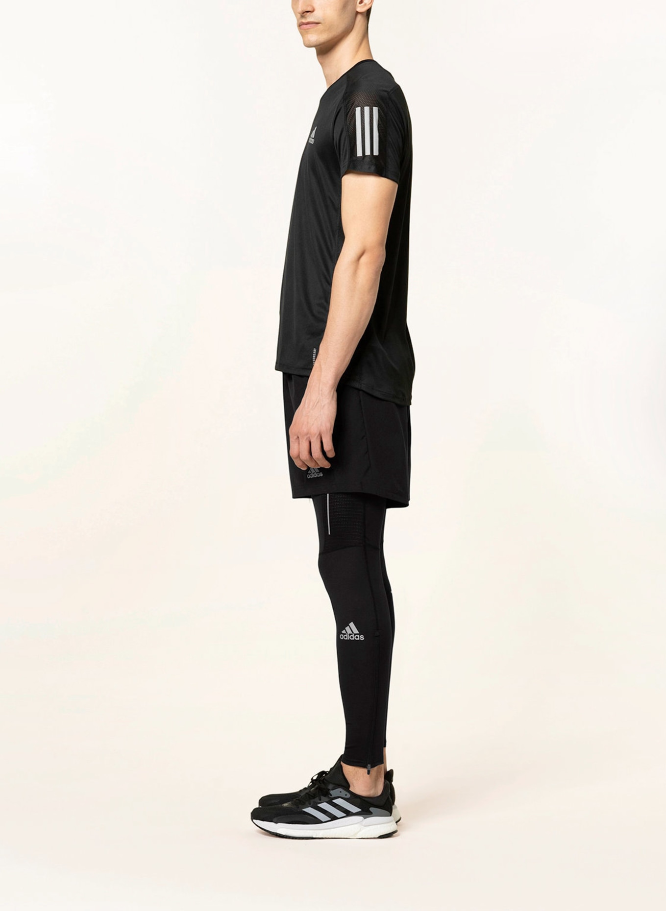 adidas Tights OWN THE RUN with mesh inserts, Color: BLACK (Image 4)