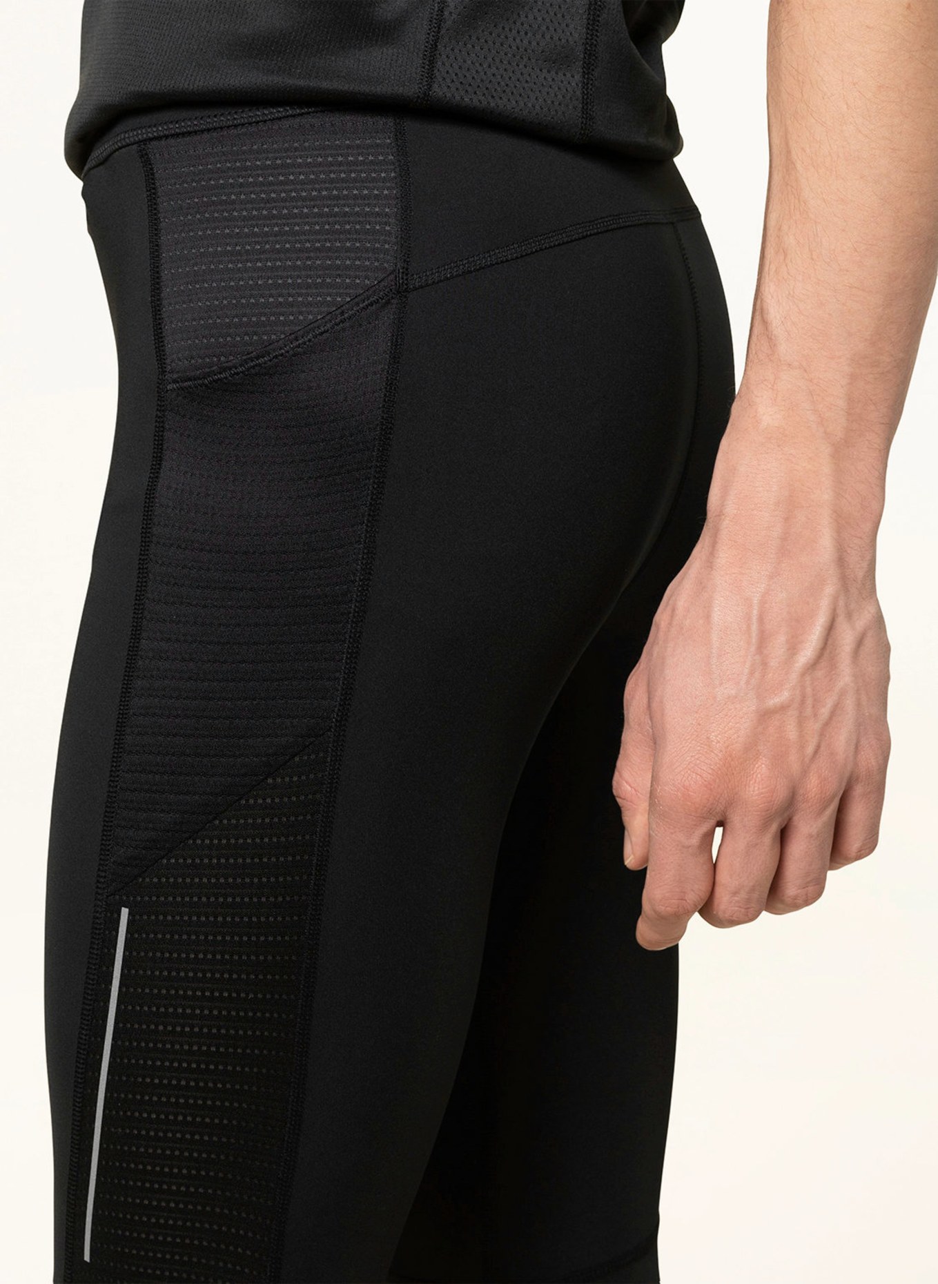 adidas Tights OWN THE RUN with mesh inserts, Color: BLACK (Image 5)