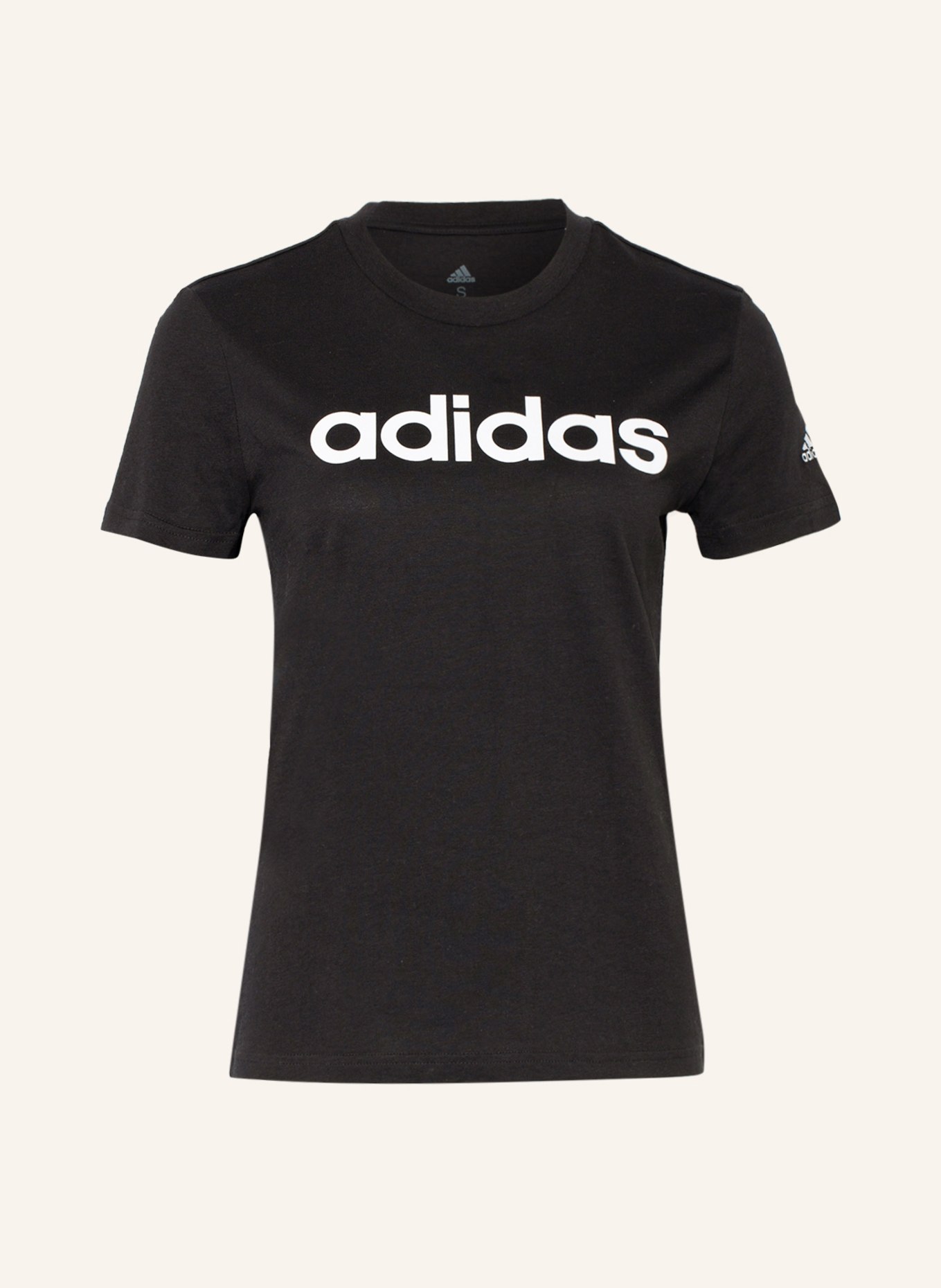 adidas T-Shirt ESSENTIALS, Farbe: SCHWARZ (Bild 1)