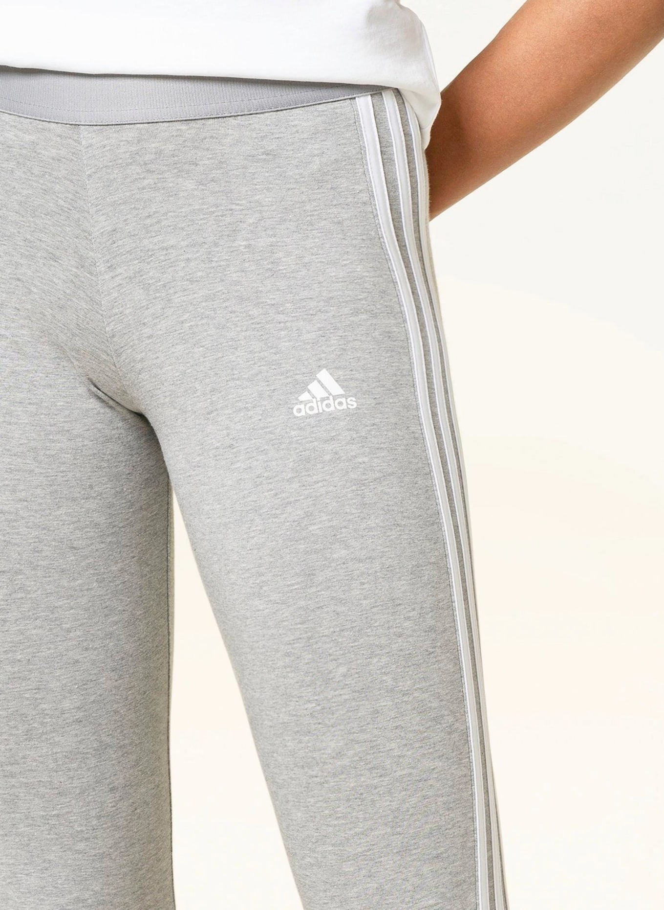 adidas Tights LOUNGEWEAR ESSENTIALS, Color: GRAY/ WHITE (Image 5)