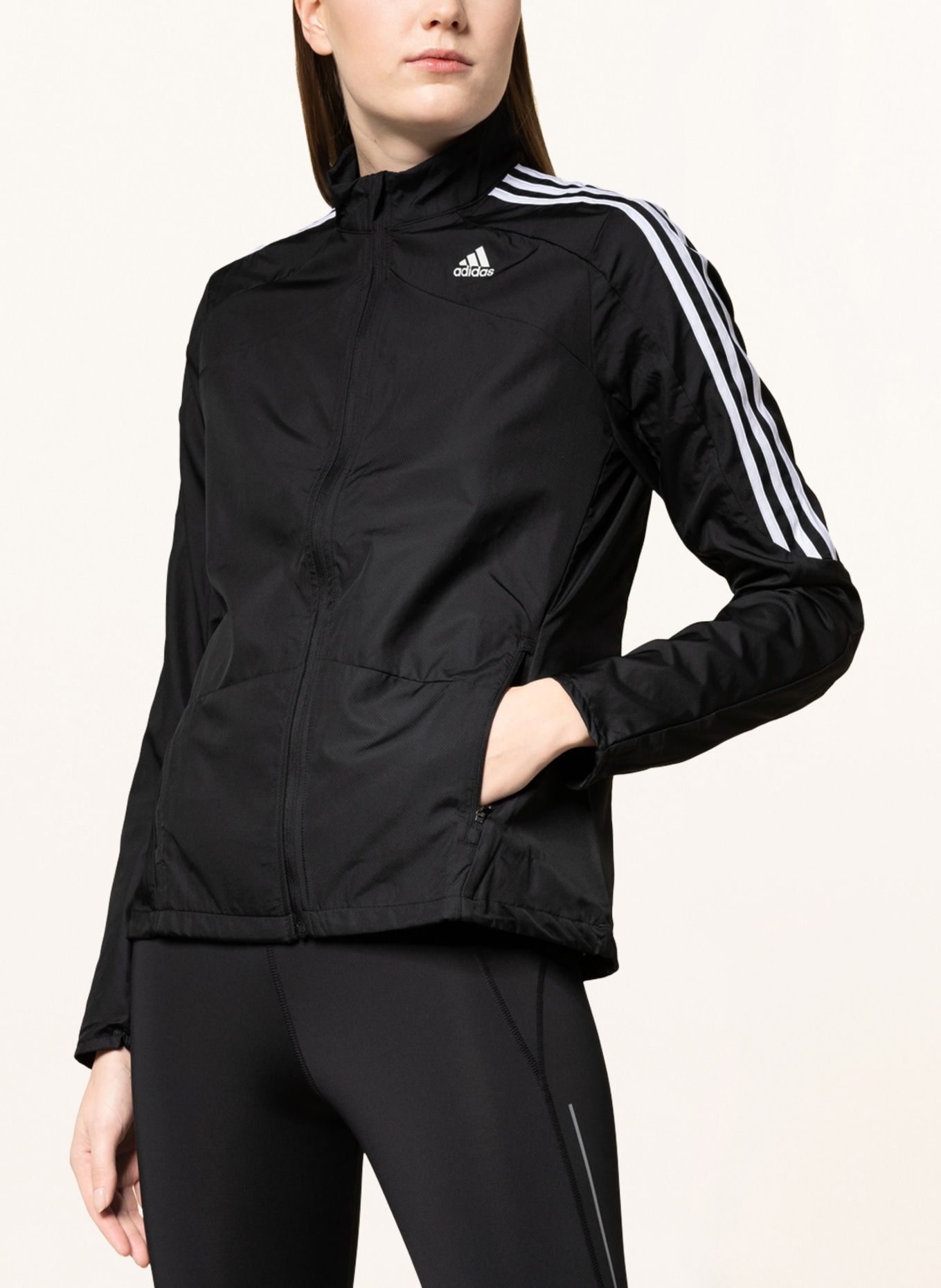 adidas Running jacket MARATHON, Color: BLACK (Image 4)