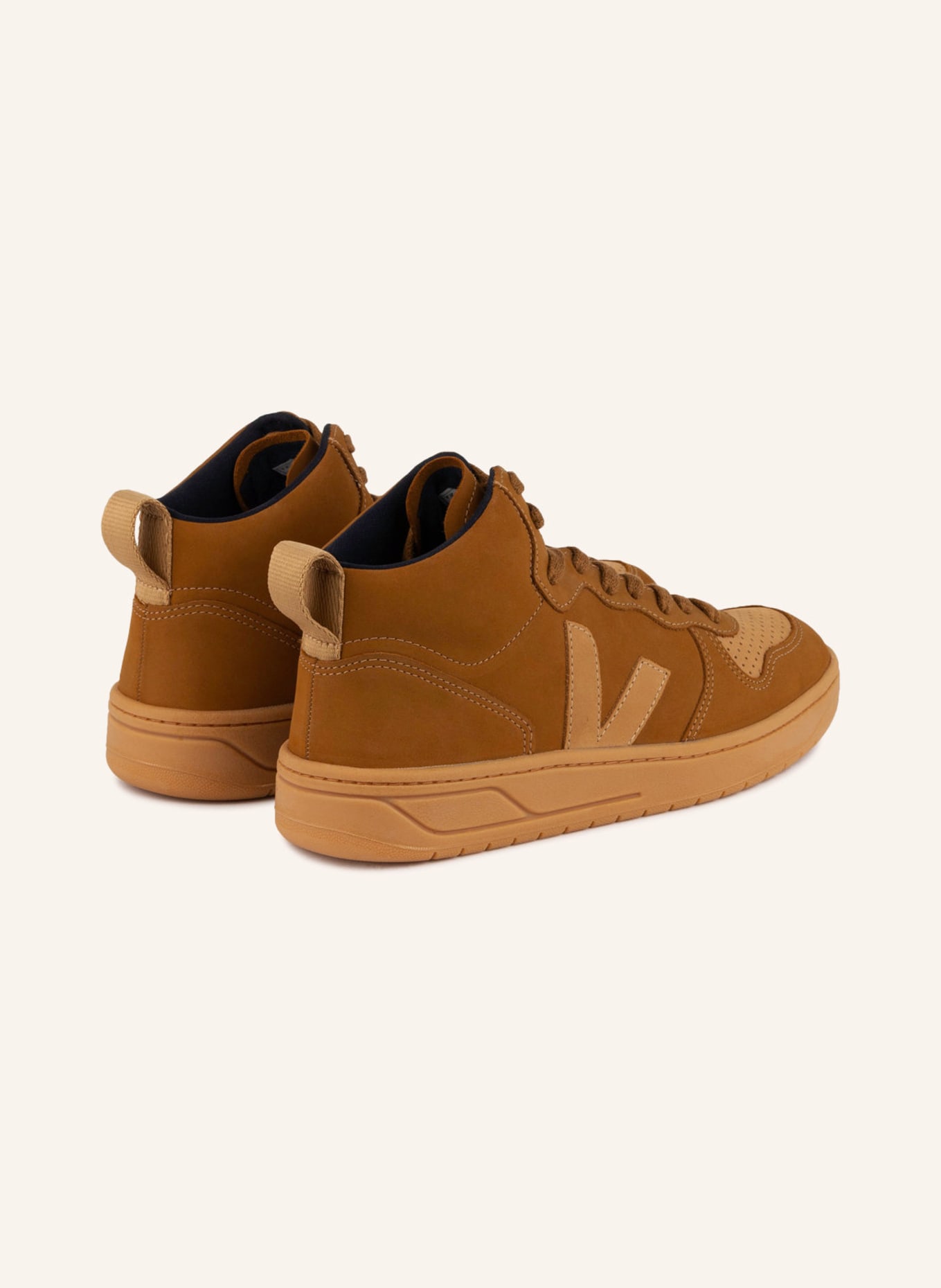 VEJA Hightop-Sneaker V-15, Farbe: COGNAC (Bild 2)