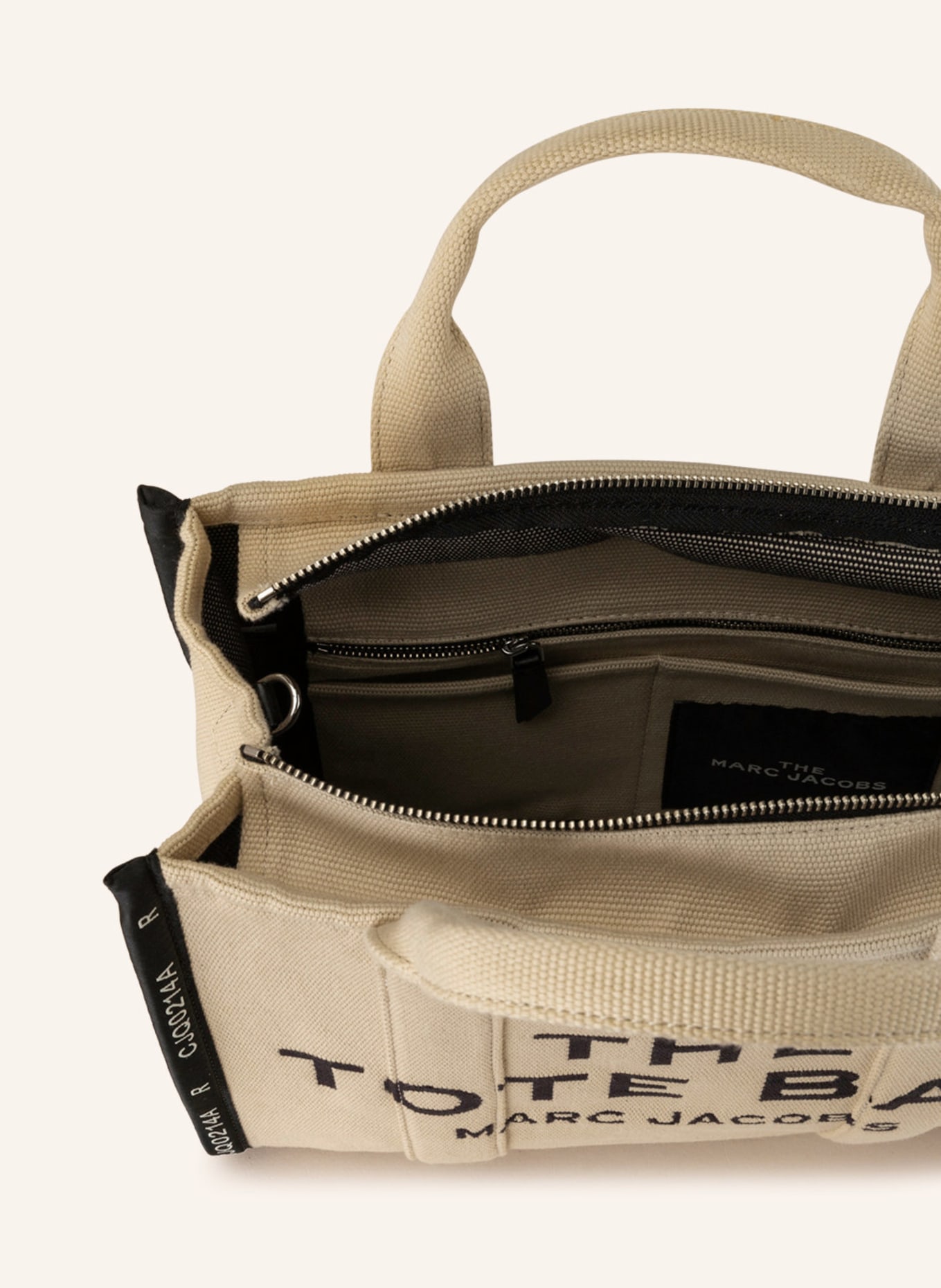 MARC JACOBS Handtasche THE SMALL TOTE BAG, Farbe: BRAUN/ CREME (Bild 3)