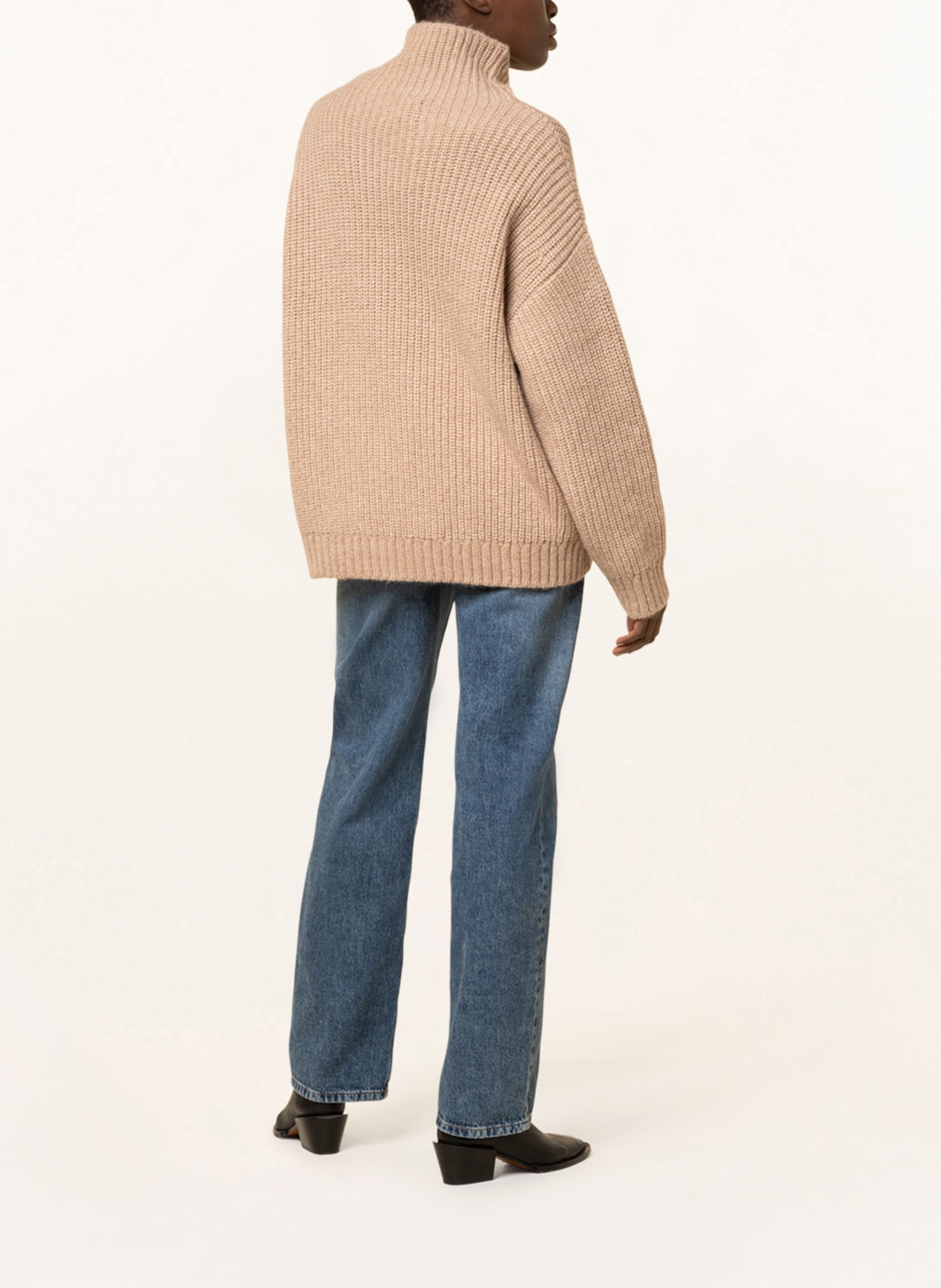 ANINE BING Turtleneck sweater SYDNEY, Color: BEIGE (Image 3)