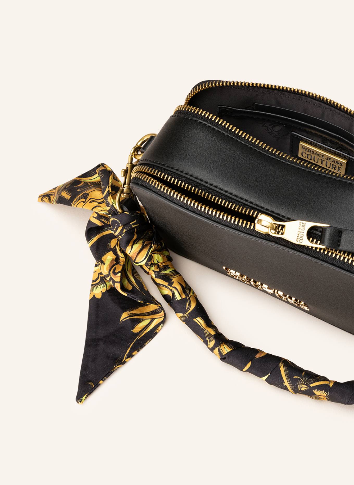 VERSACE JEANS COUTURE Shoulder bag: BLACK