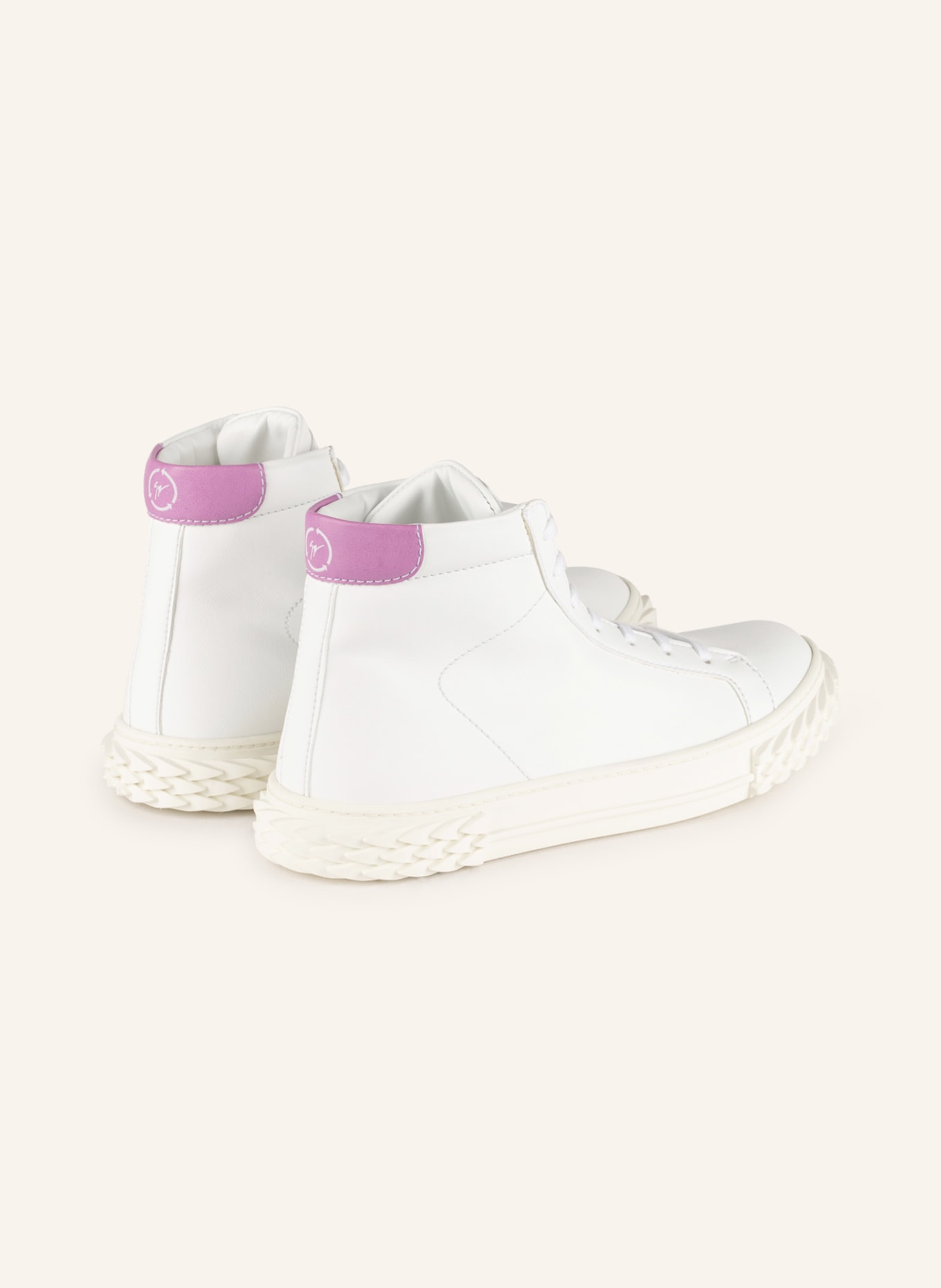 GIUSEPPE ZANOTTI DESIGN High-top sneakers BLABBER, Color: WHITE (Image 2)
