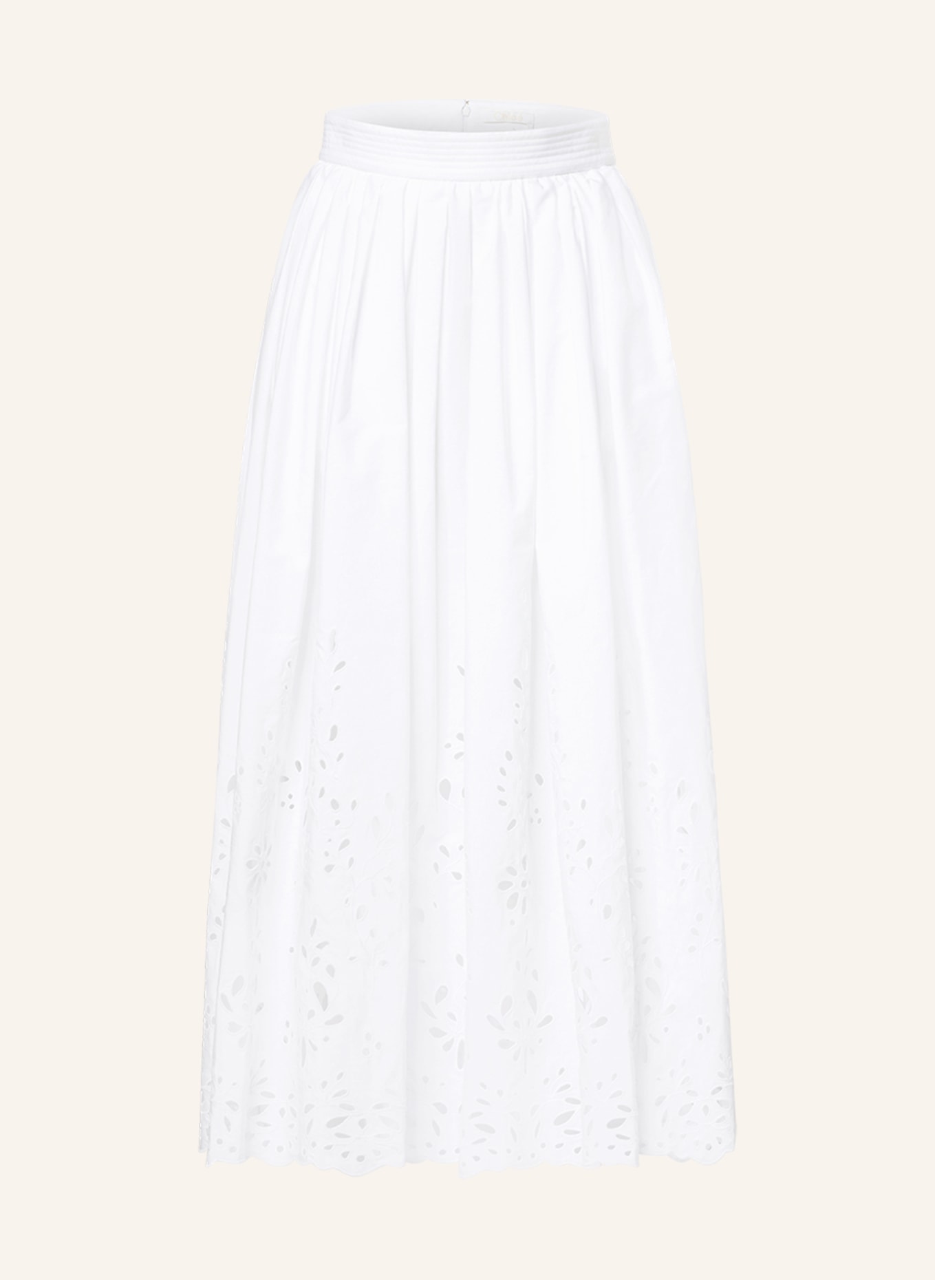 Chloé Skirt with broderie anglaise , Color: WHITE (Image 1)