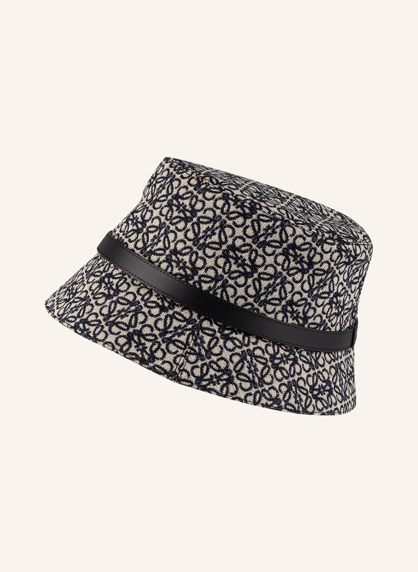 LOEWE Bucket-Hat, Farbe: SCHWARZ/ DUNKELBLAU/ CREME (Bild 1)