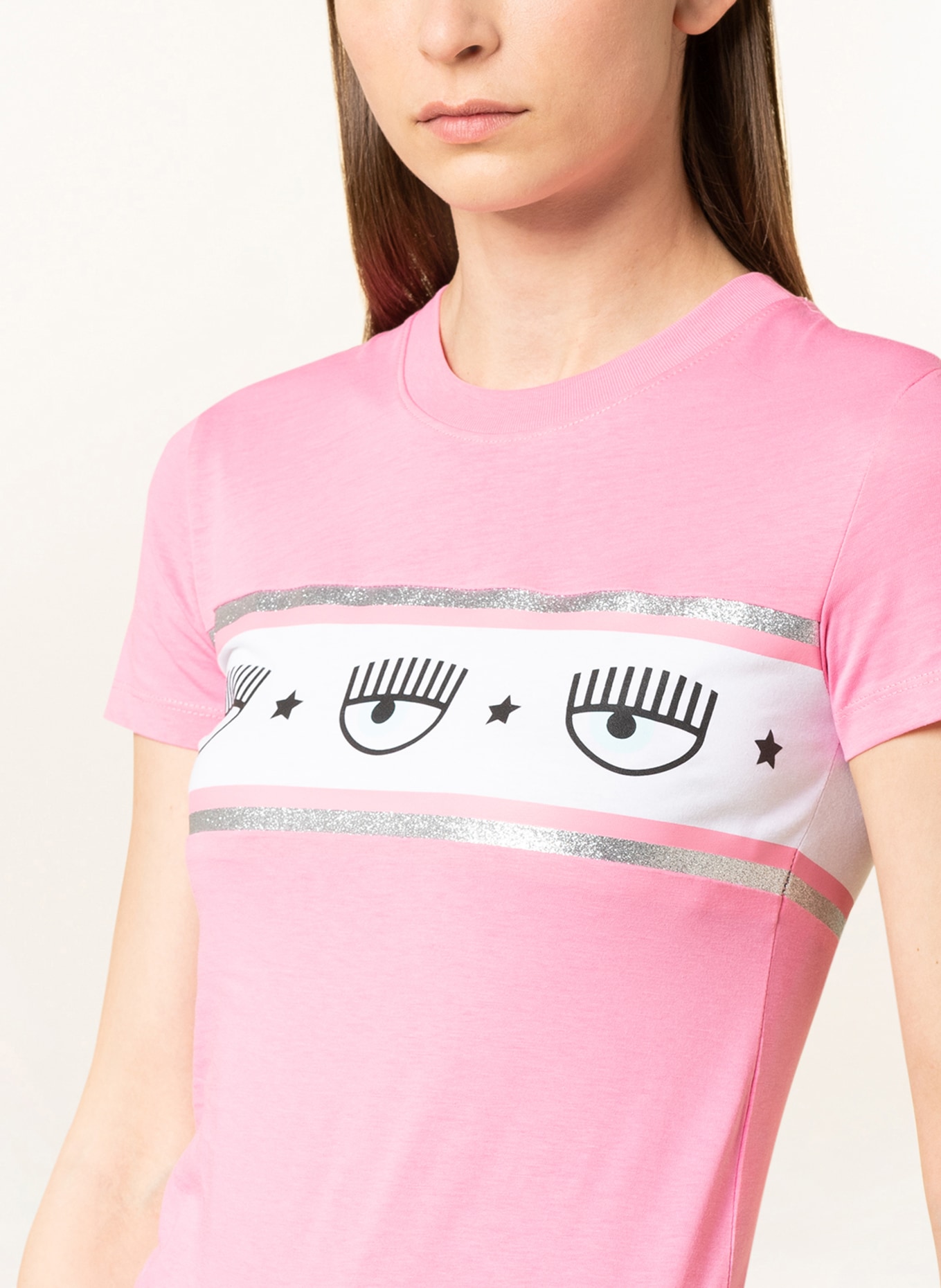 CHIARA FERRAGNI T-shirt, Color: PINK (Image 4)