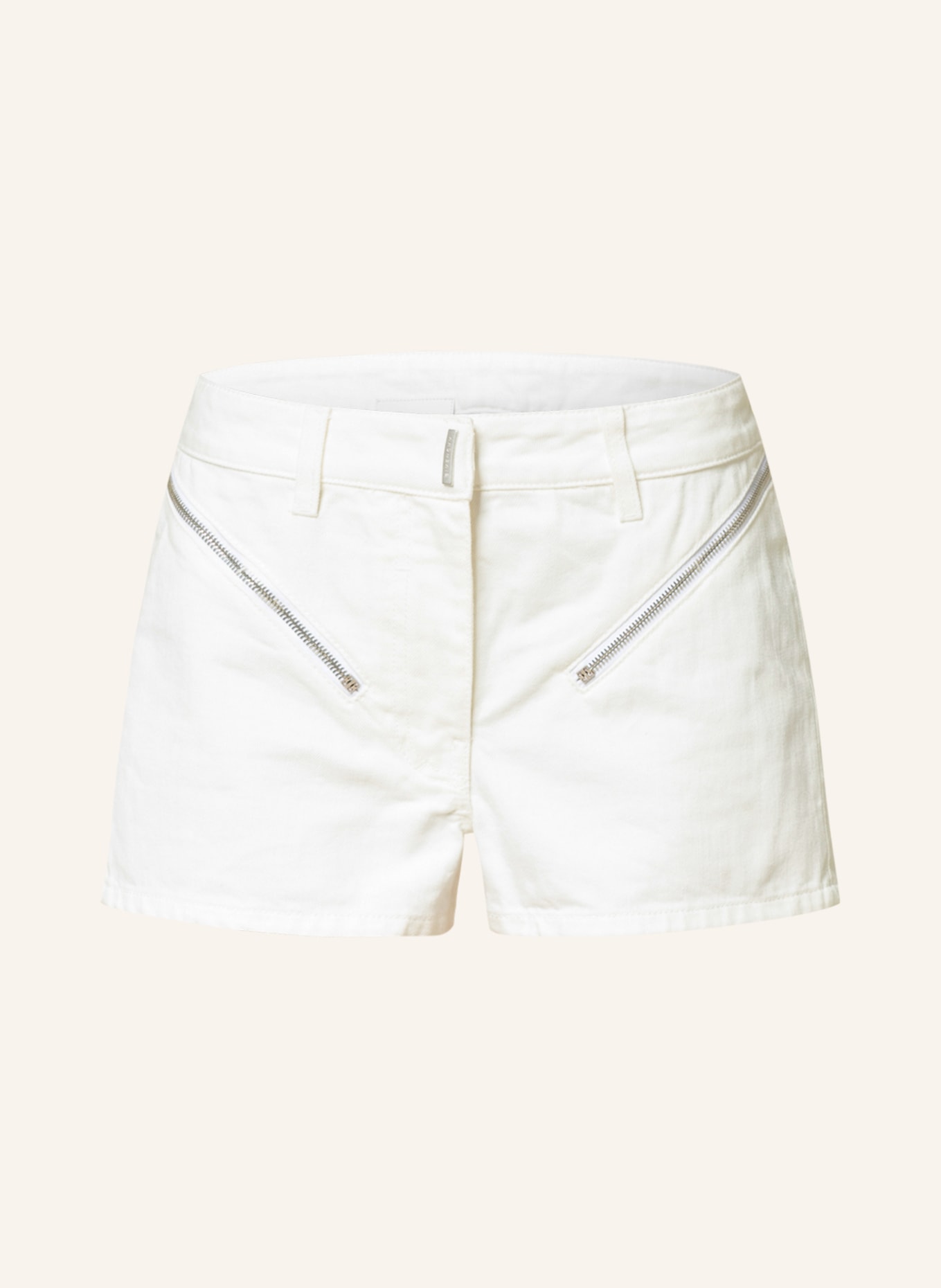 GIVENCHY Denim shorts in white