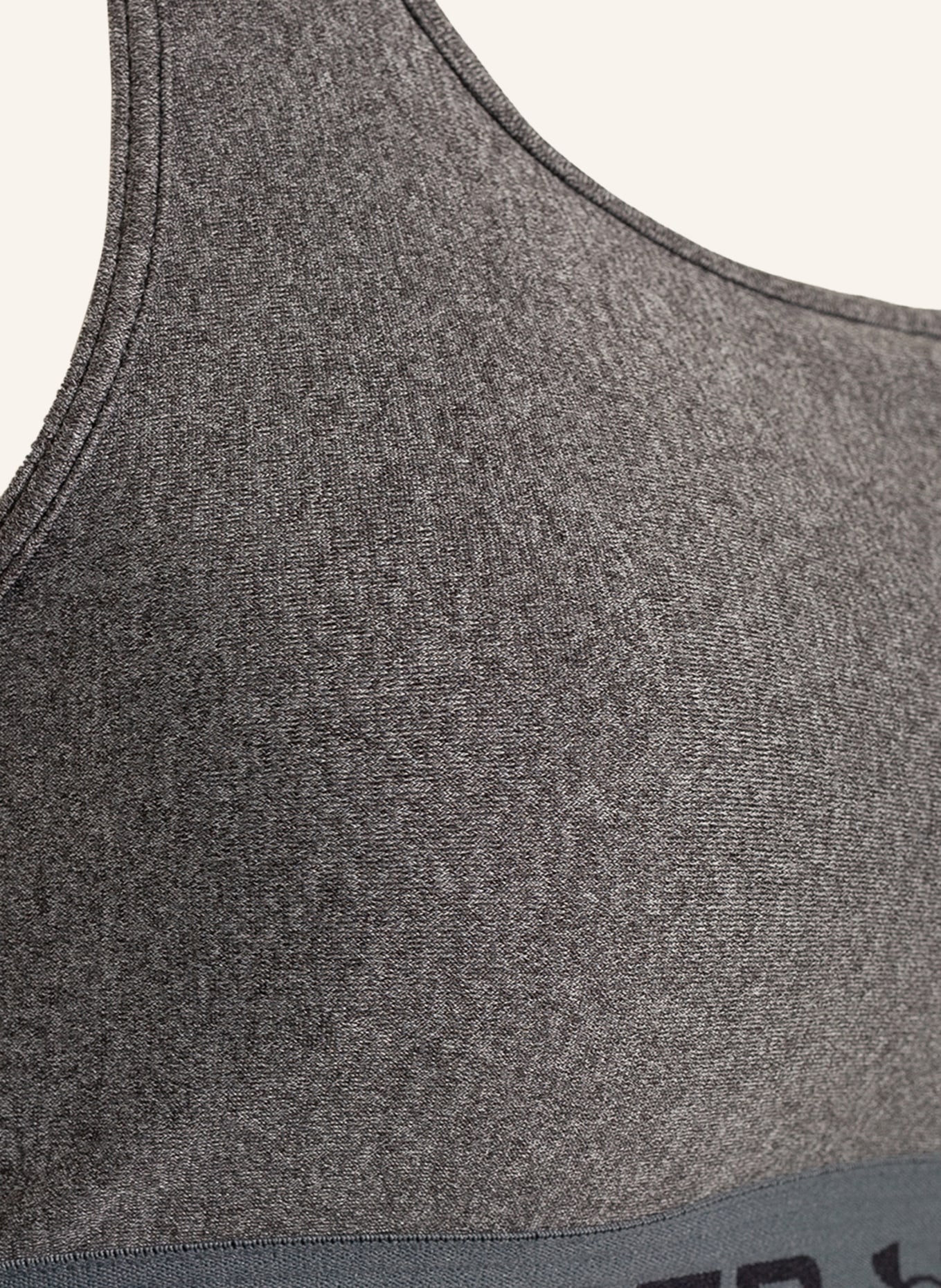 UNDER ARMOUR Sports bra HEATHER, Color: GRAY (Image 3)