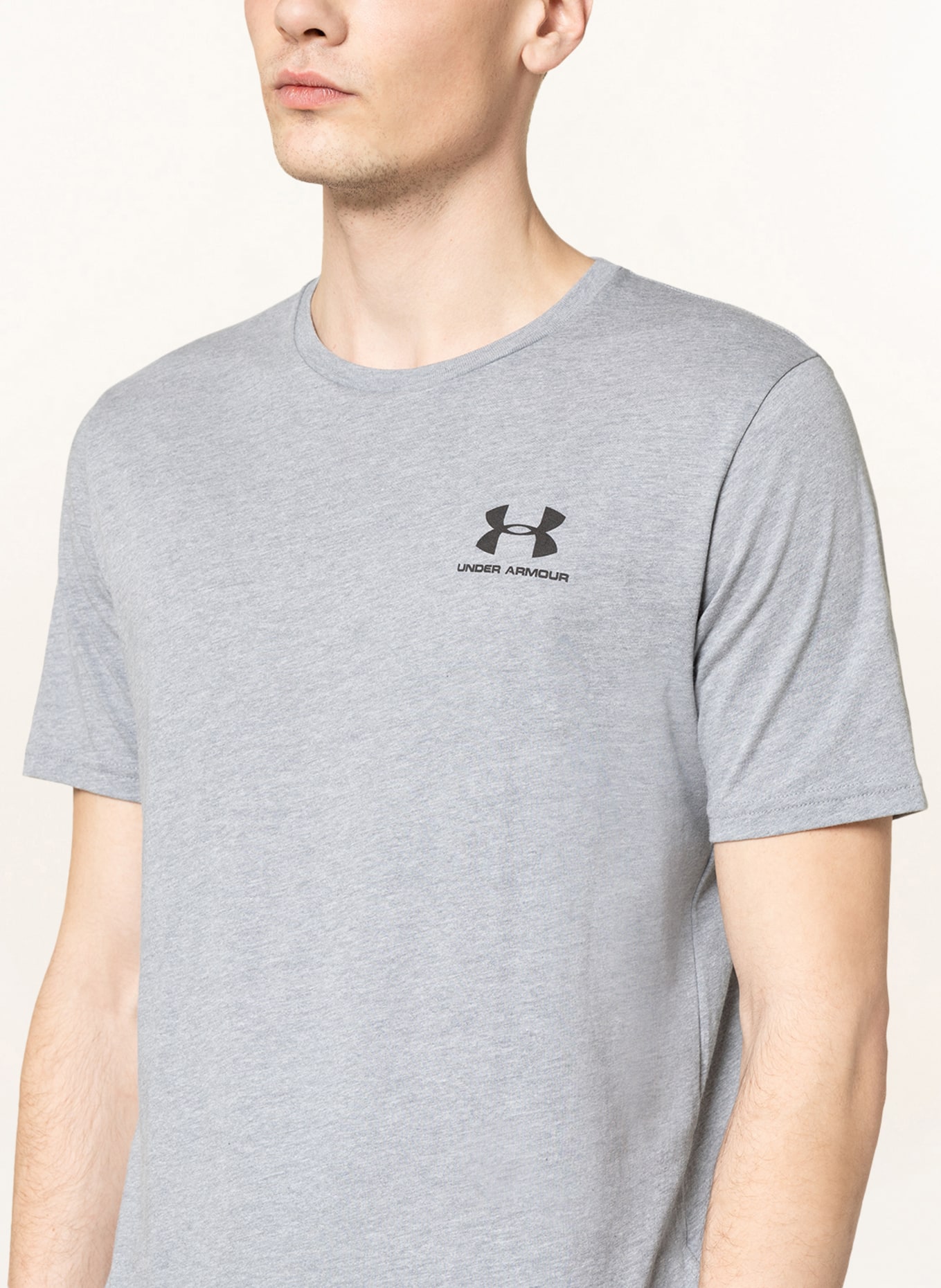 UNDER ARMOUR T-Shirt UA SPORTSTYLE , Farbe: GRAU (Bild 4)