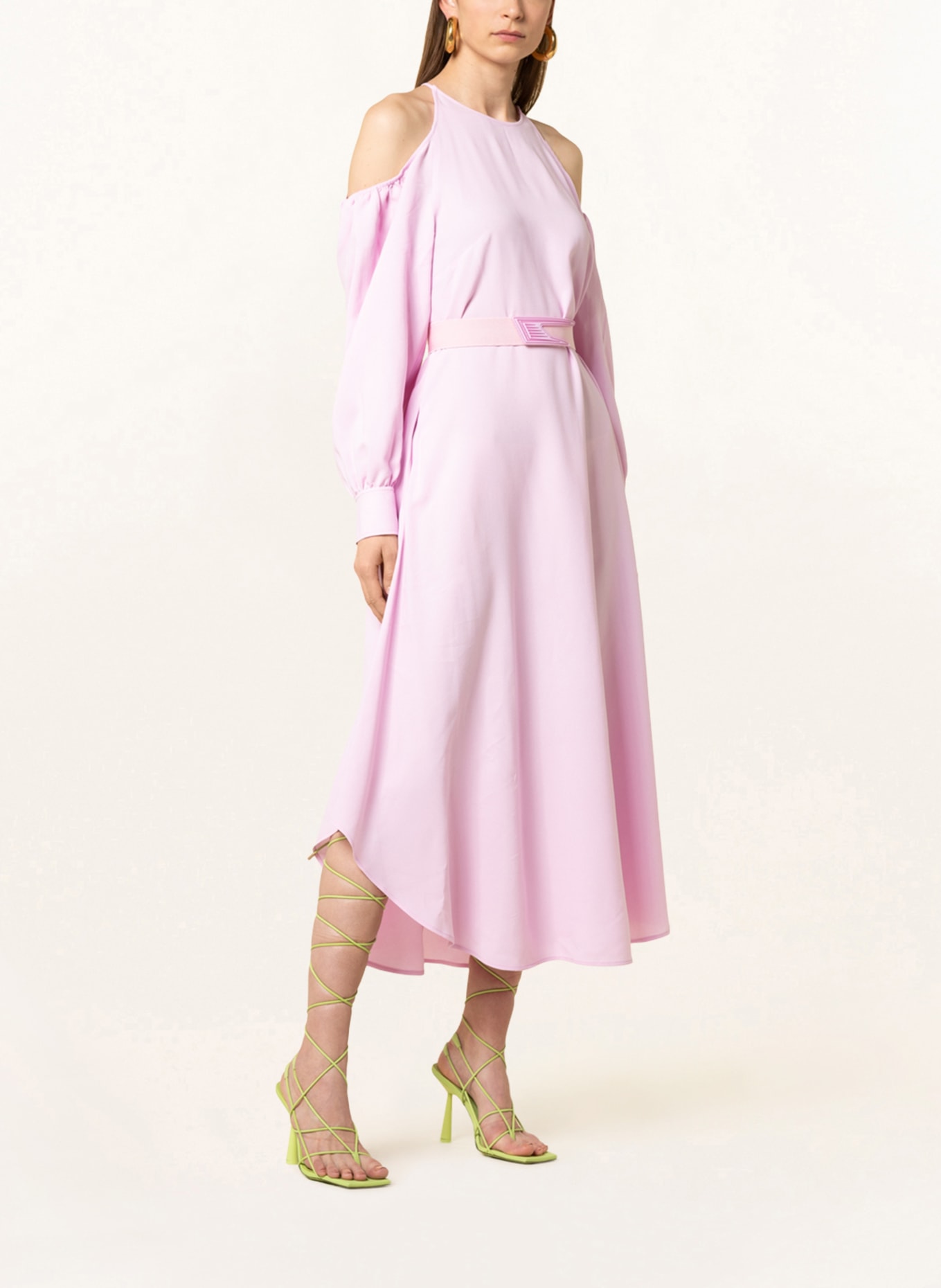 STELLA McCARTNEY Cold-Shoulder-Kleid, Farbe: ROSA (Bild 2)