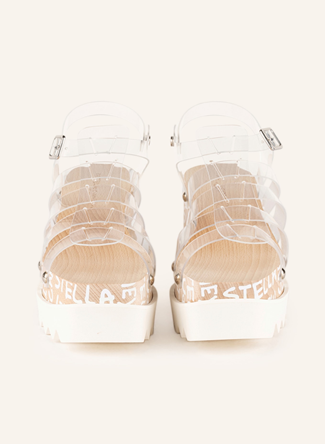 STELLA McCARTNEY Platform sandals ED CURTIS, Color: WHITE (Image 3)