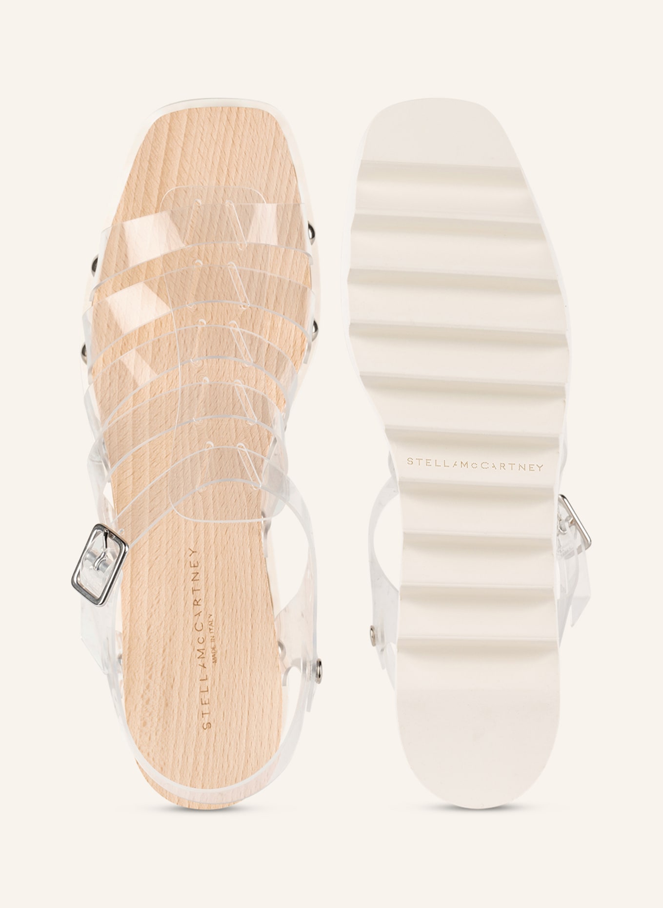 STELLA McCARTNEY Platform sandals ED CURTIS, Color: WHITE (Image 5)