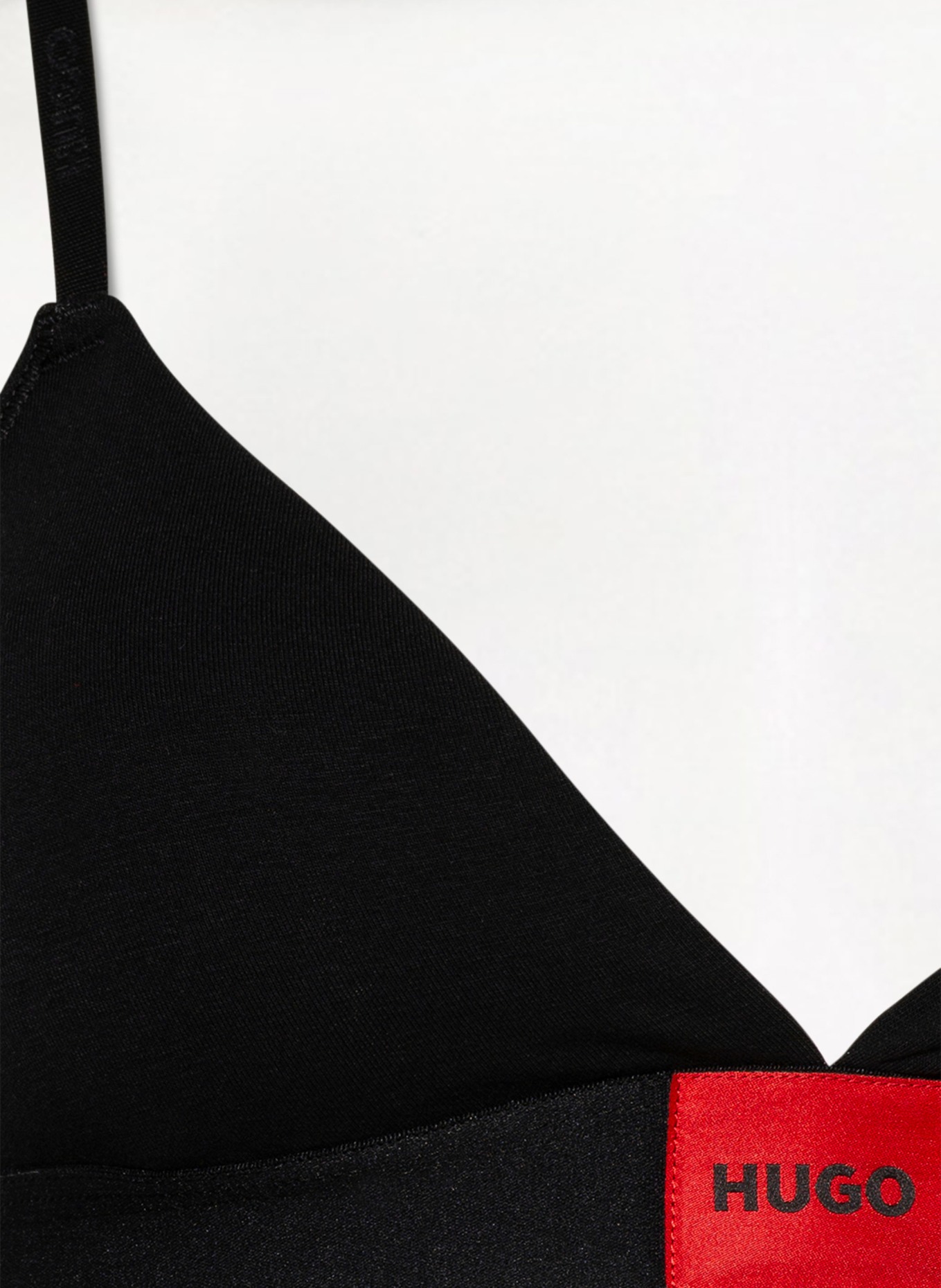 HUGO Triangle bra , Color: BLACK (Image 4)
