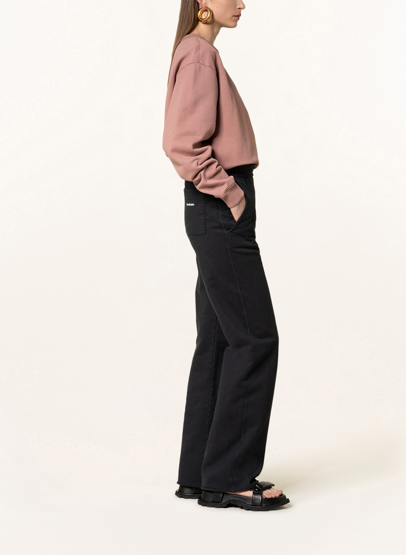 Acne Studios Pants in jogger style, Color: BLACK (Image 4)