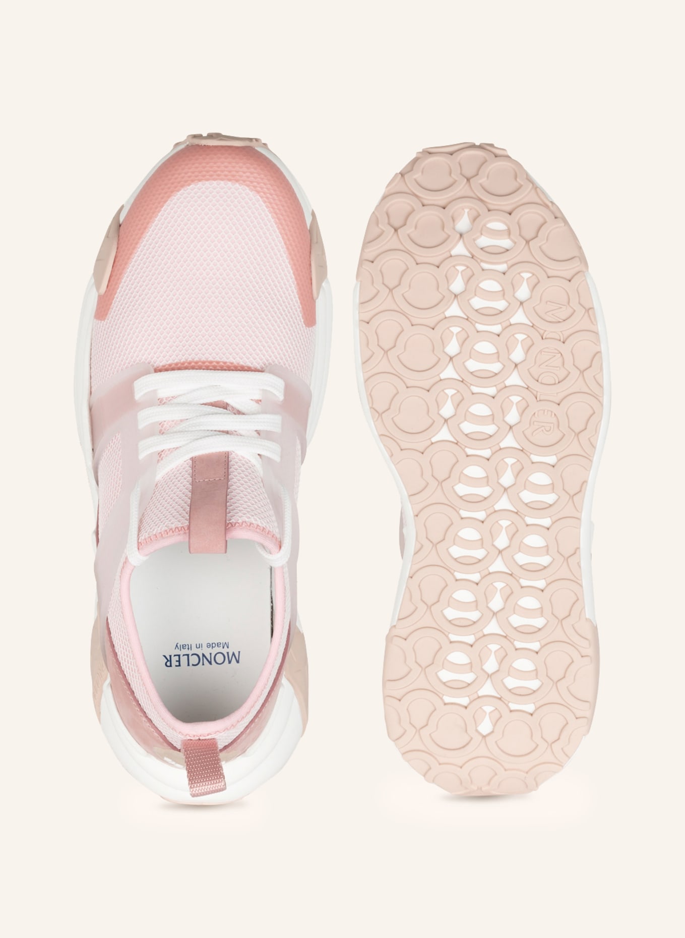 MONCLER Sneakers LUNAROVE, Color: ROSE/ WHITE (Image 5)