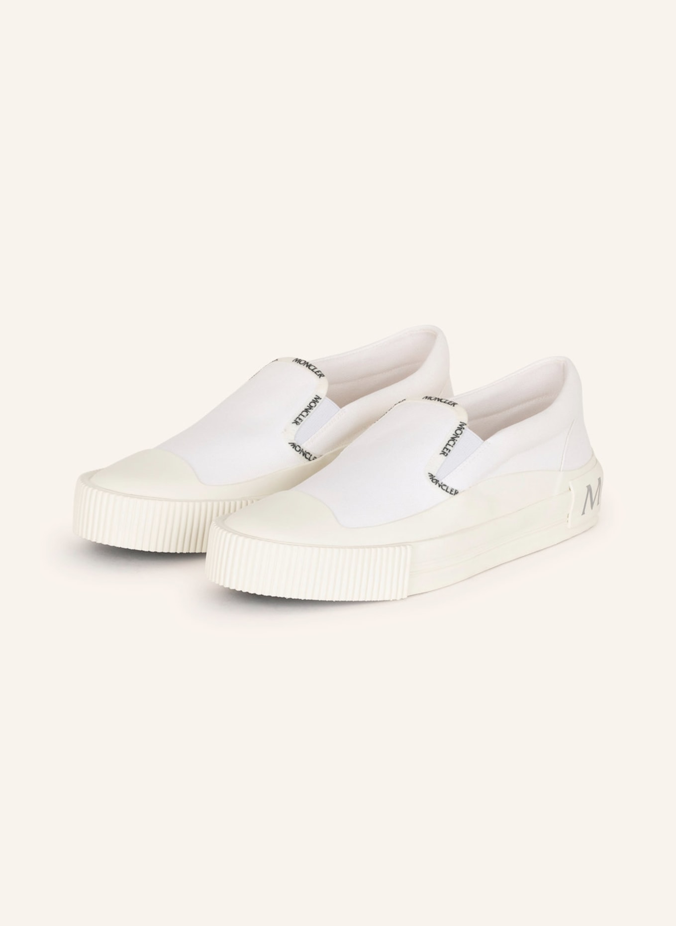 MONCLER Slip-on sneakers GLISSIERE , Color: WHITE (Image 1)