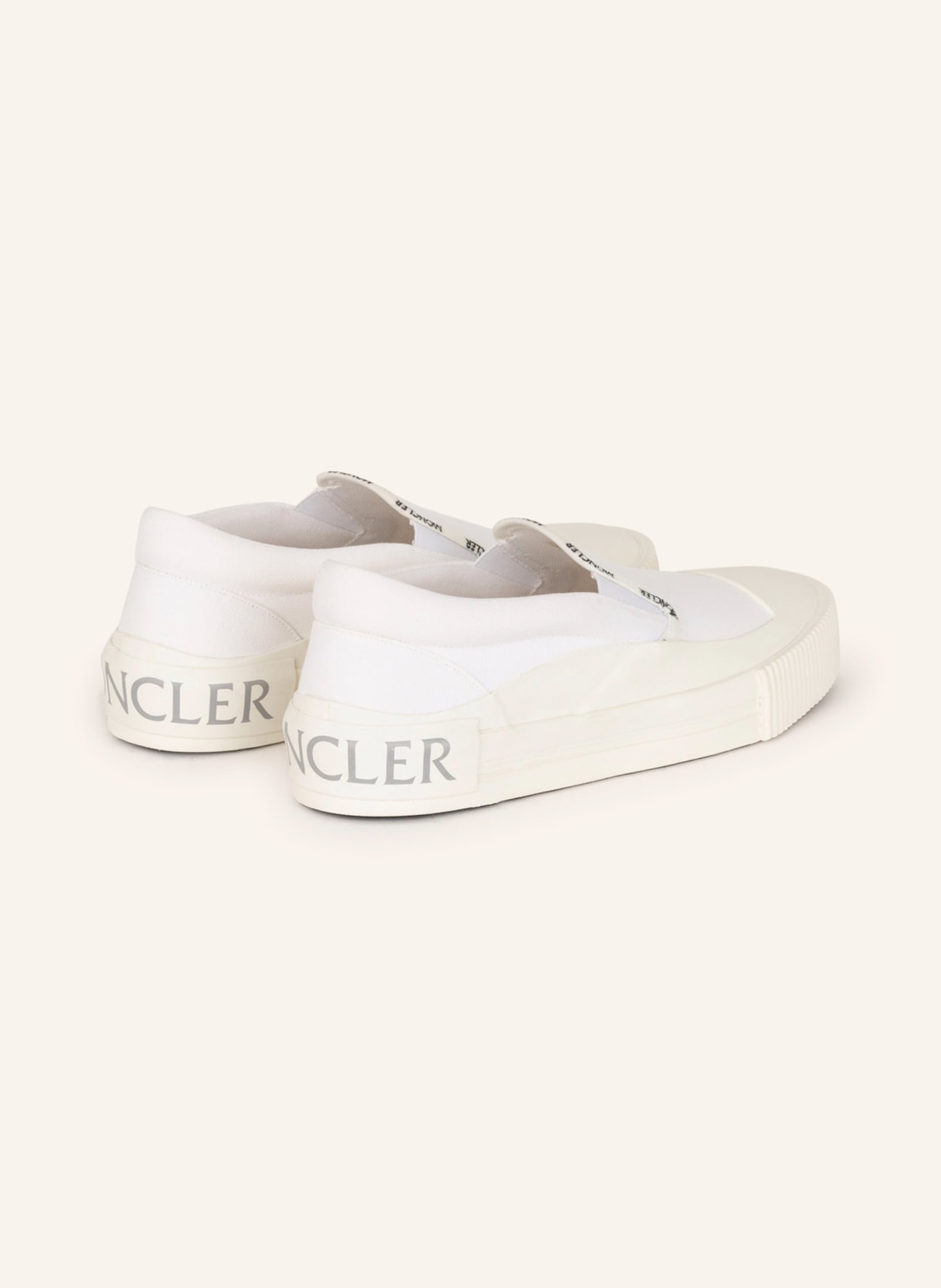 MONCLER Slip-on sneakers GLISSIERE , Color: WHITE (Image 2)