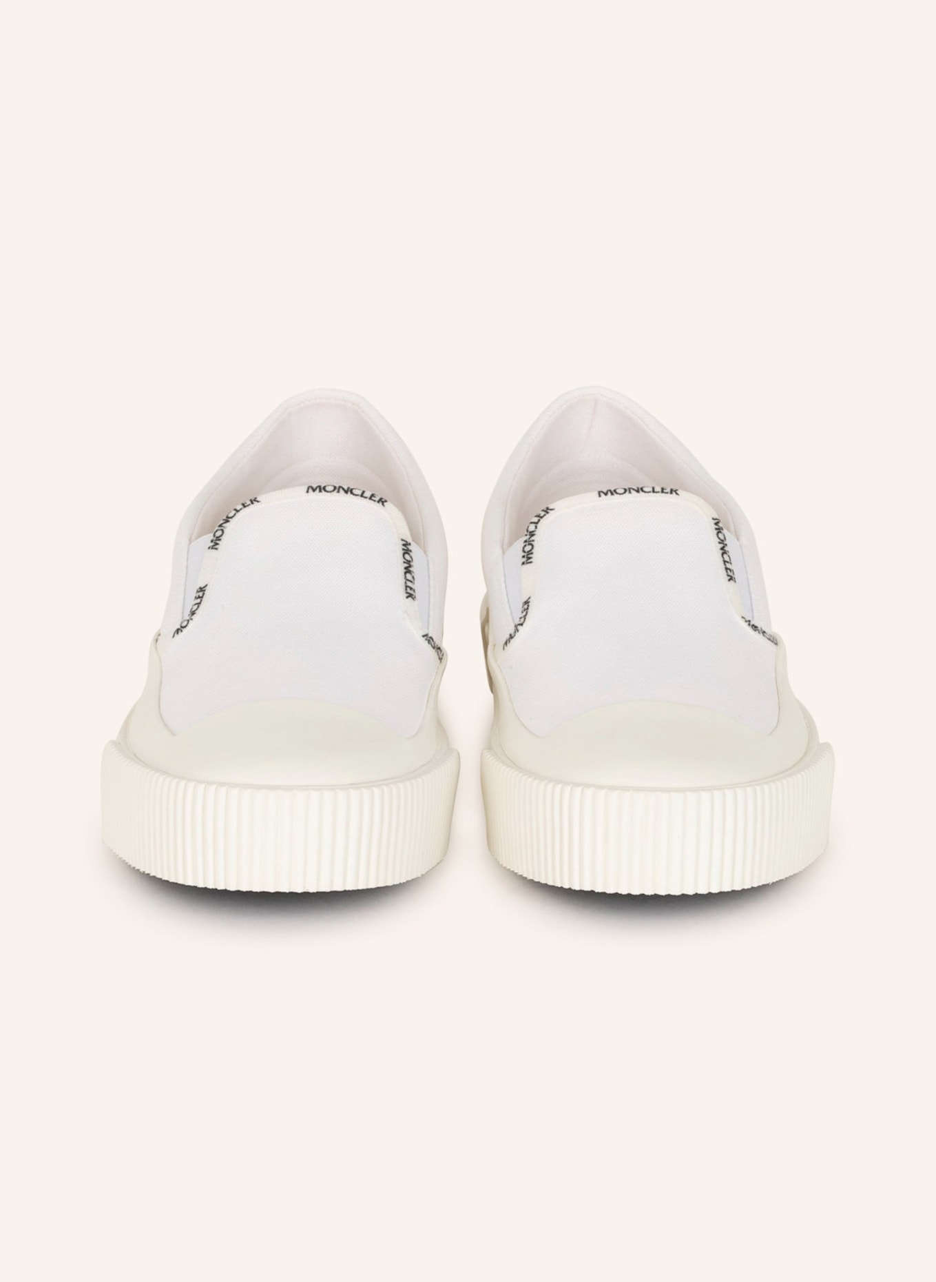 MONCLER Slip-on sneakers GLISSIERE , Color: WHITE (Image 3)
