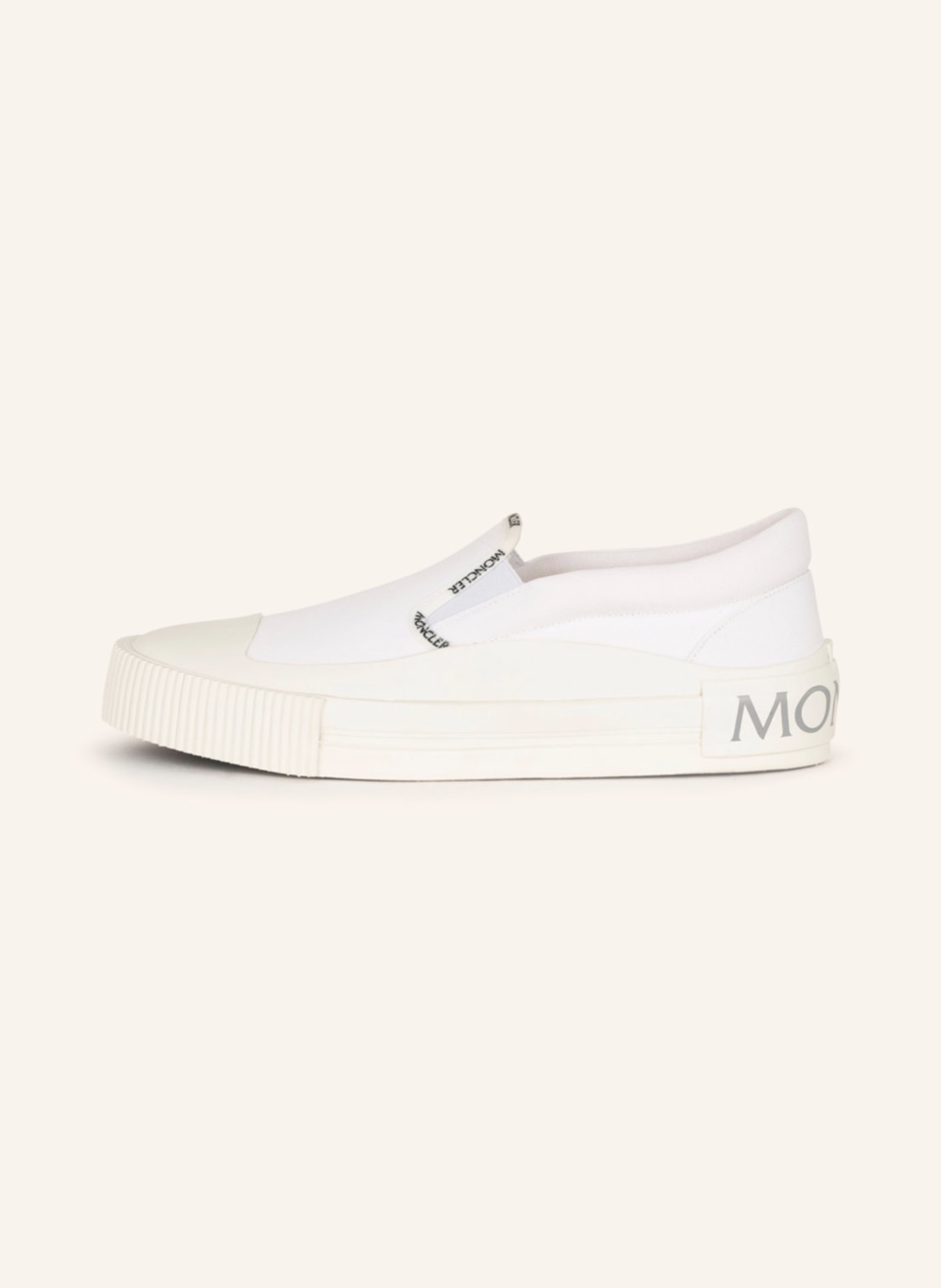 MONCLER Slip-on sneakers GLISSIERE , Color: WHITE (Image 4)