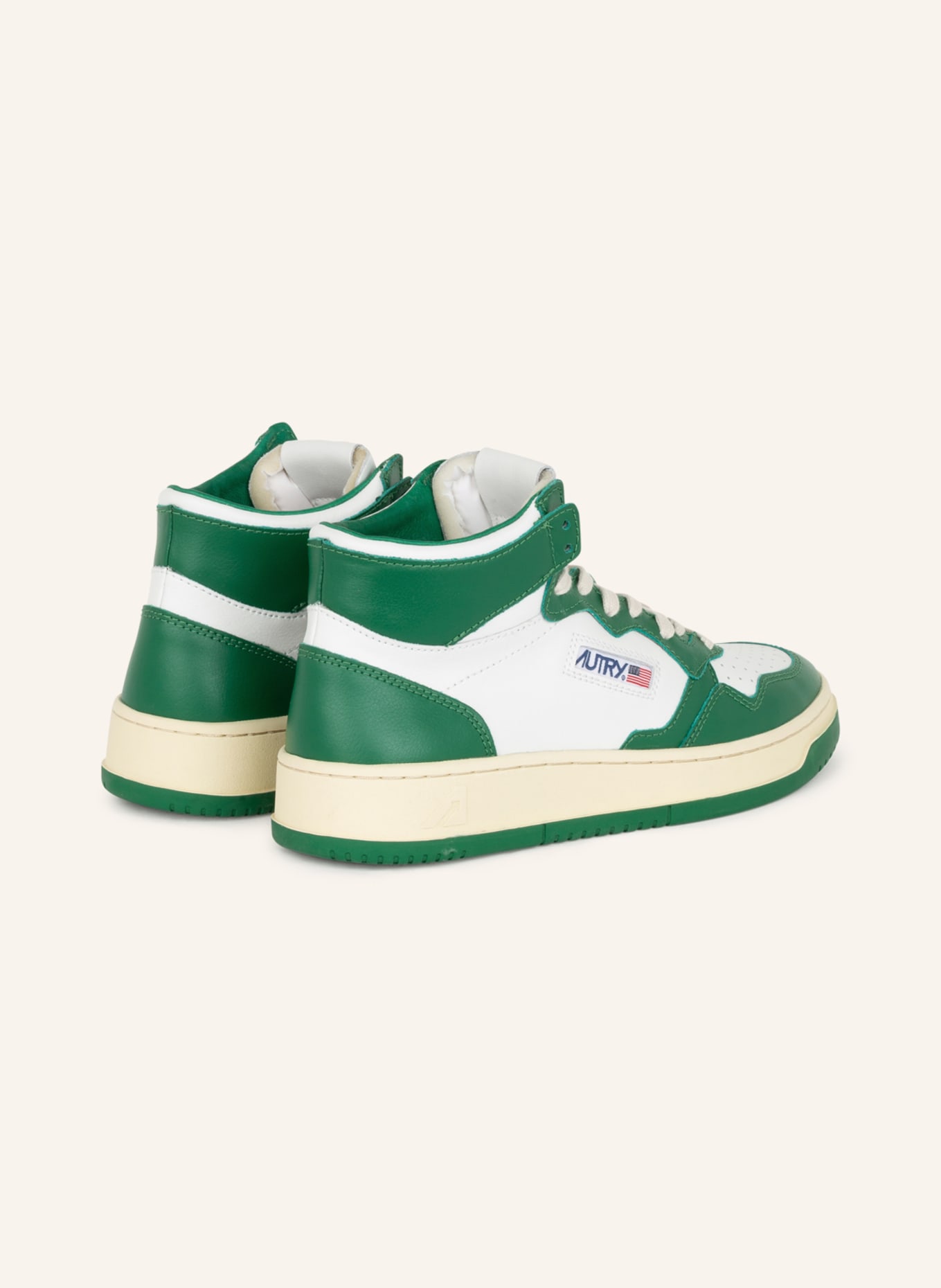 AUTRY Hightop-Sneaker MEDALIST MID WB: WEISS/ GRÜN