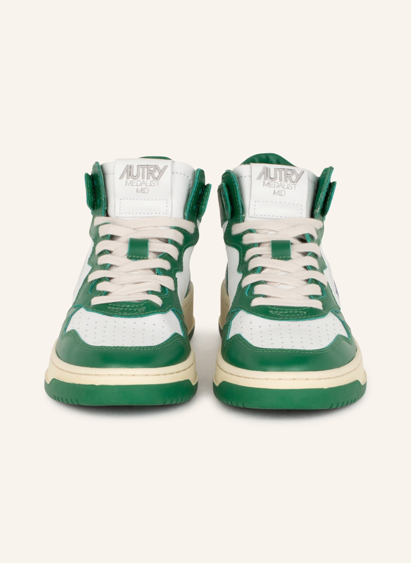 AUTRY Hightop-Sneaker MEDALIST MID WB: WEISS/ GRÜN