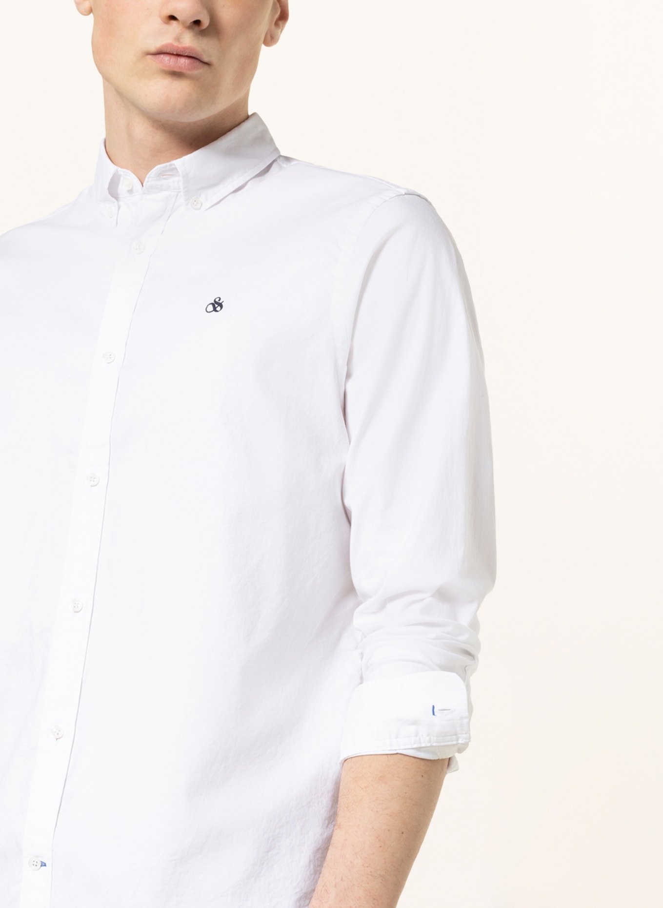 SCOTCH & SODA Oxford shirt regular fit, Color: WHITE (Image 4)