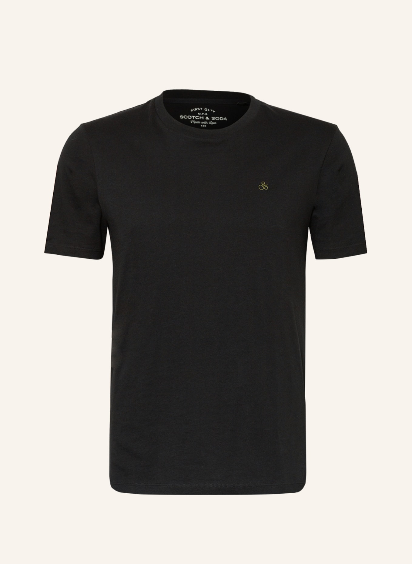 SCOTCH & SODA T-shirt, Color: BLACK (Image 1)