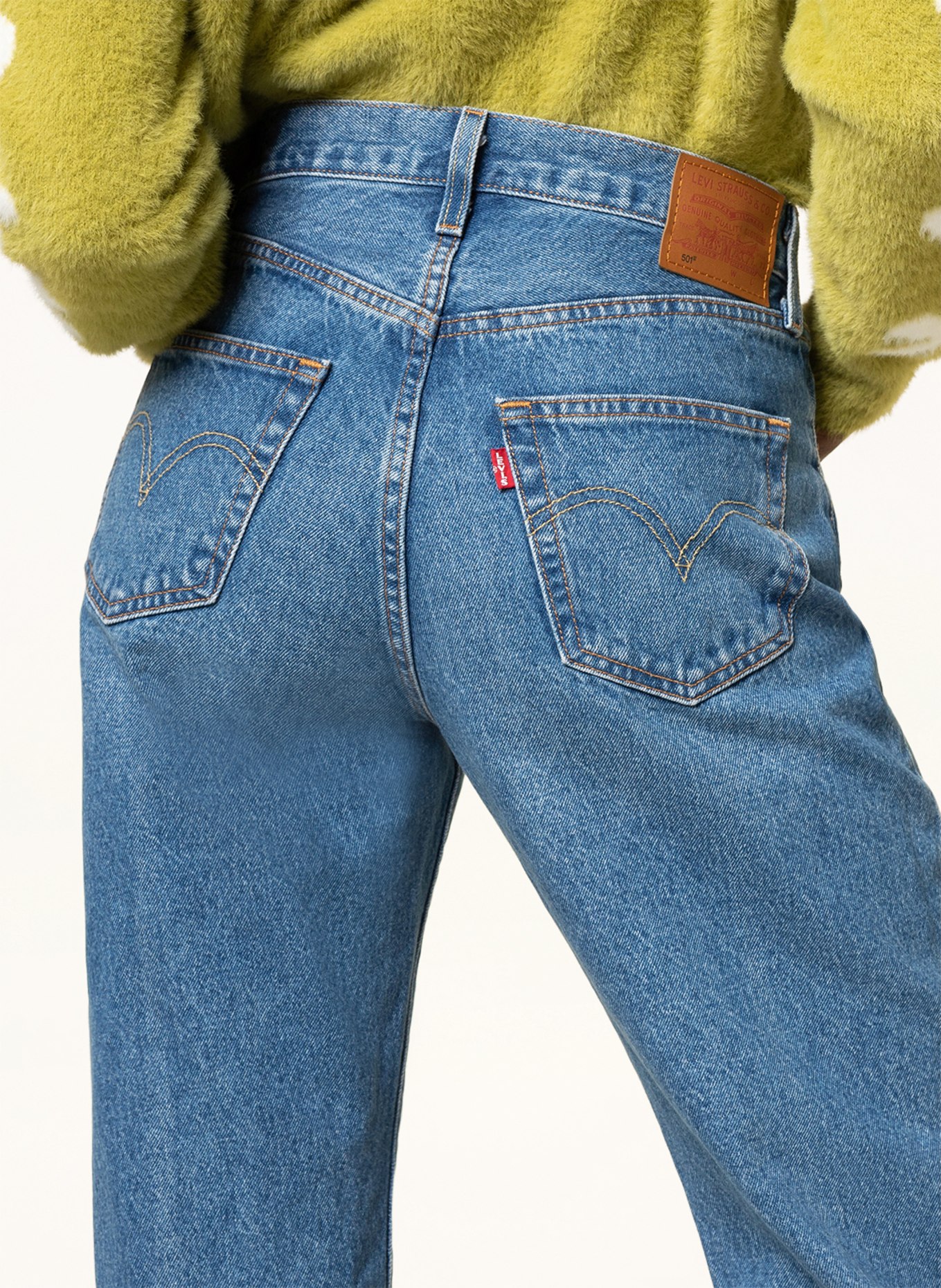 Levi's® Straight jeans 90S 501 DREW ME IN, Color: 05 Light Indigo - Worn In (Image 5)
