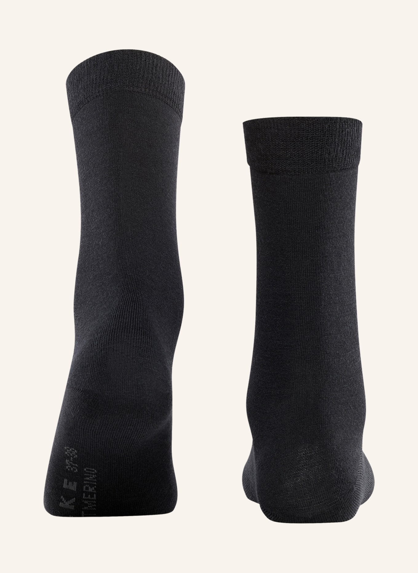 FALKE Strümpfe SOFTMERINO: 3009 BLACK