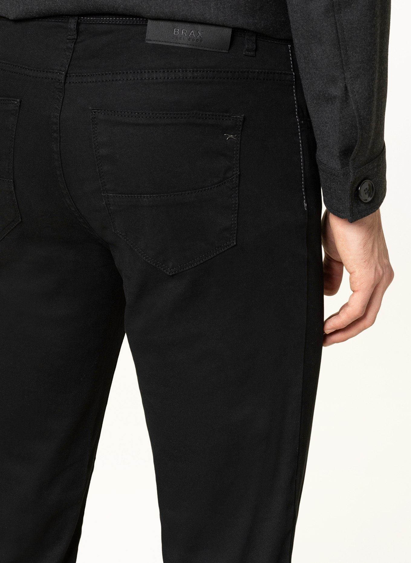 BRAX Trousers CADIZ straight fit , Color: 01 PERMA BLACK (Image 5)