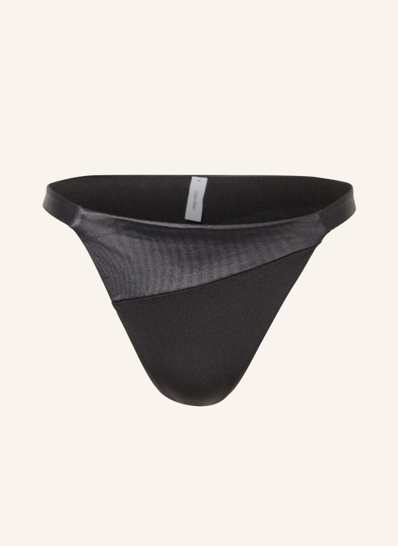 Calvin Klein Brazilian bikini bottoms DUO SHINE , Color: BLACK (Image 1)