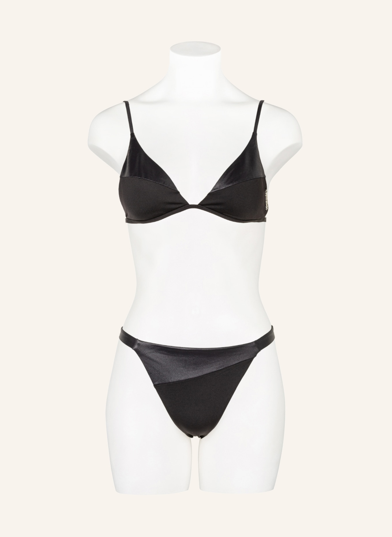 Calvin Klein Brazilian bikini bottoms DUO SHINE , Color: BLACK (Image 2)