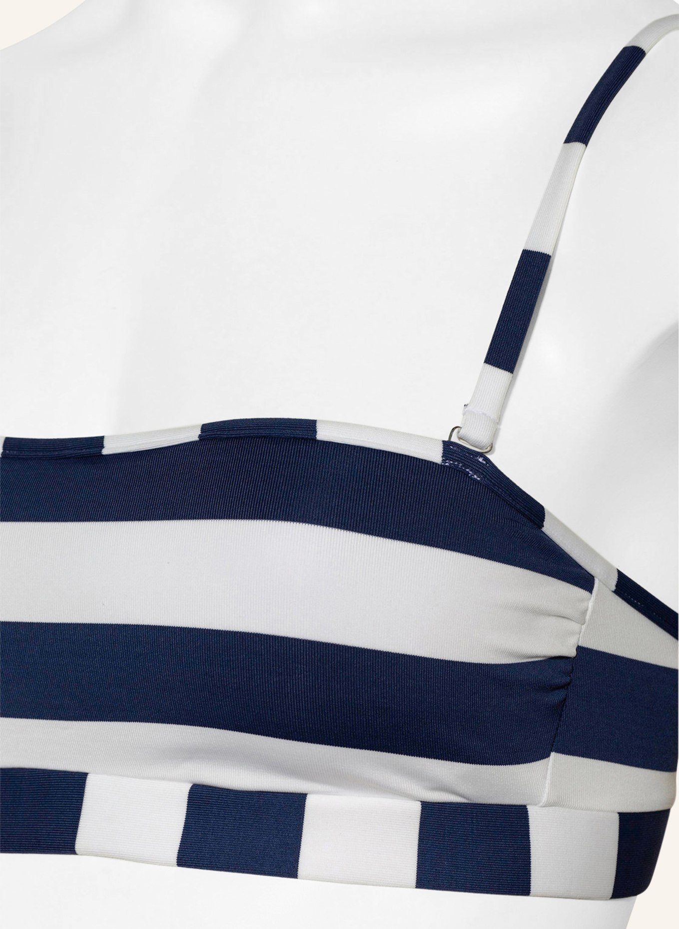 ANDRES SARDA Bralette bikini top CURIE, Color: BLUE/ WHITE (Image 4)