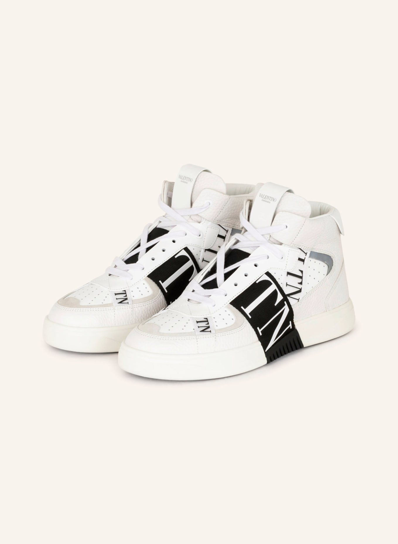 High-top sneakers VL7 in white/ black