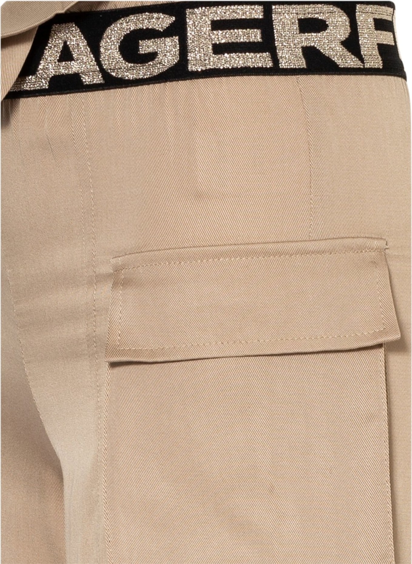 KARL LAGERFELD KIDS Paperbag-Shorts, Farbe: BEIGE (Bild 3)