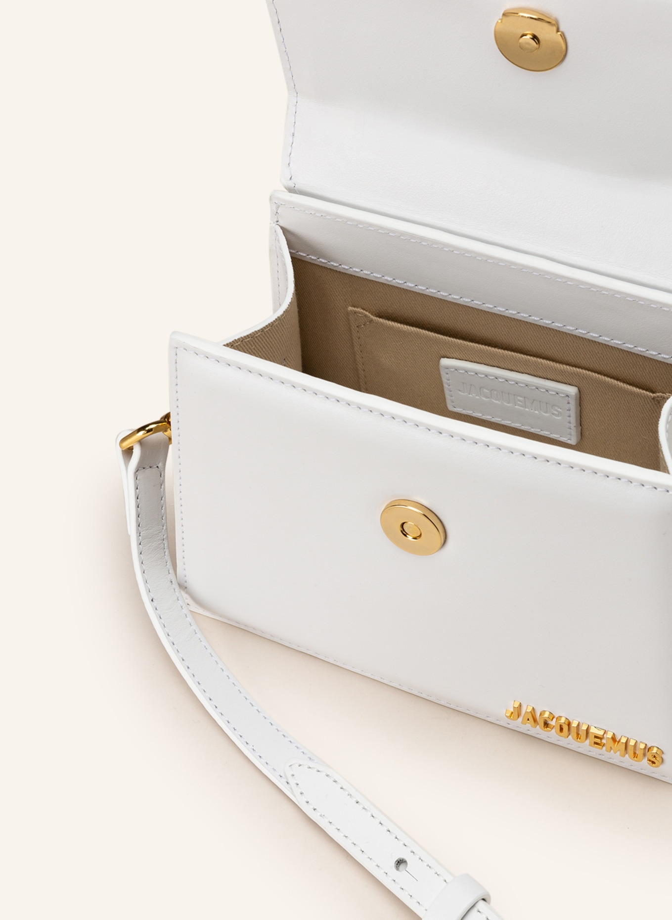 JACQUEMUS Handtasche LE CHIQUITO NOEUD, Farbe: WEISS (Bild 3)