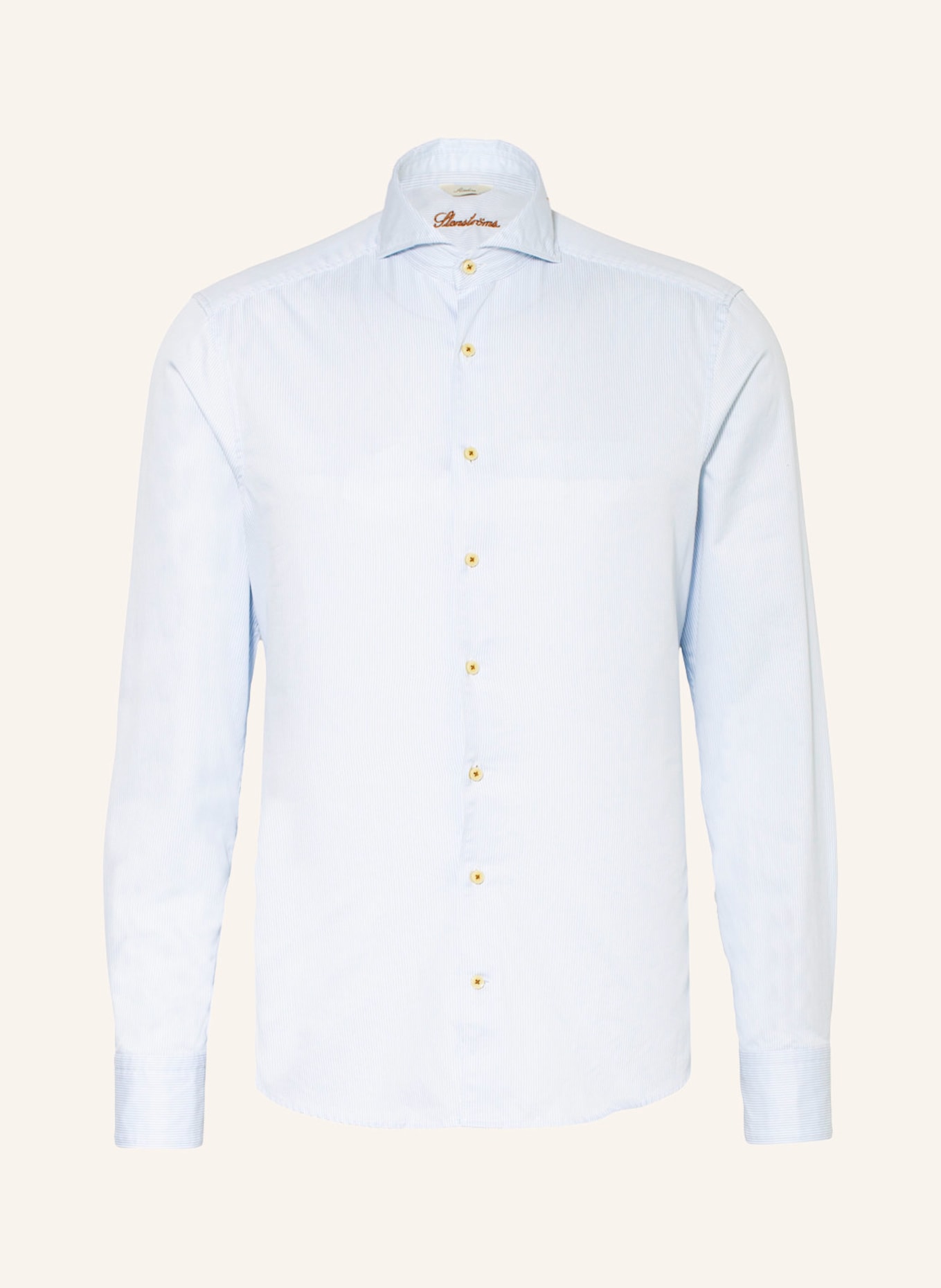 Stenströms Shirt slim fit , Color: WHITE/ LIGHT BLUE (Image 1)
