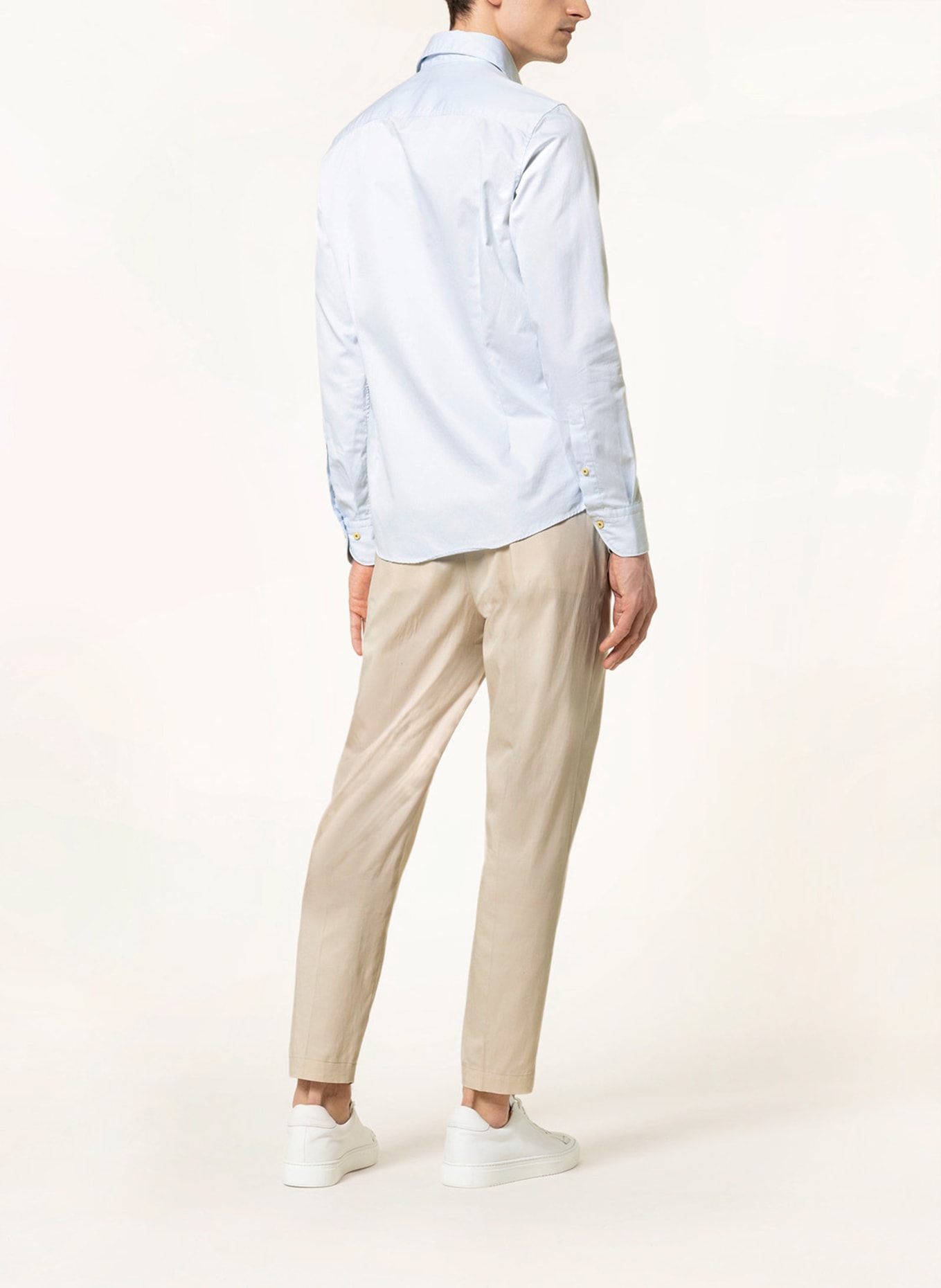 Stenströms Shirt slim fit , Color: WHITE/ LIGHT BLUE (Image 3)