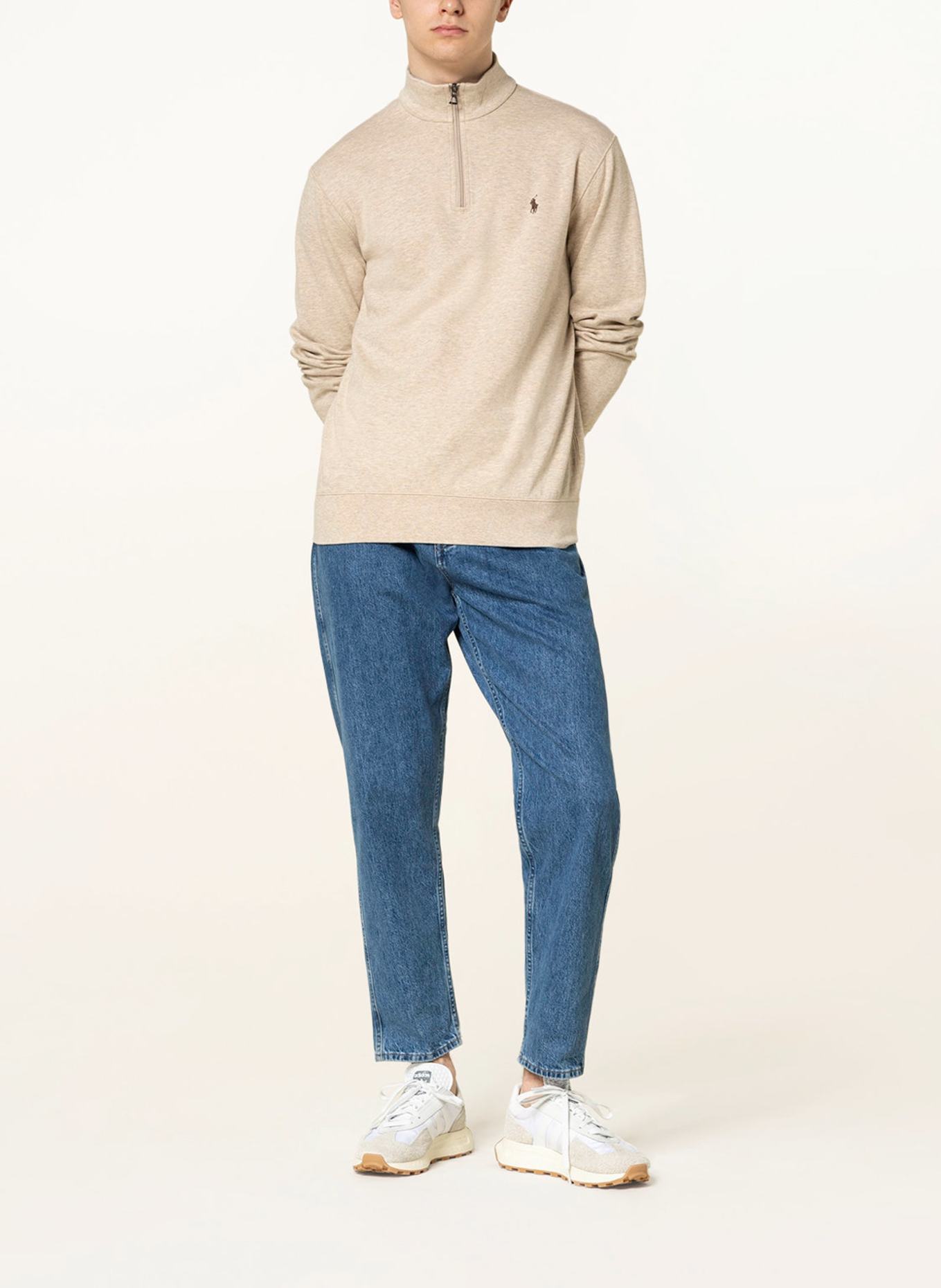 POLO RALPH LAUREN Sweat-Troyer: HELLBRAUN